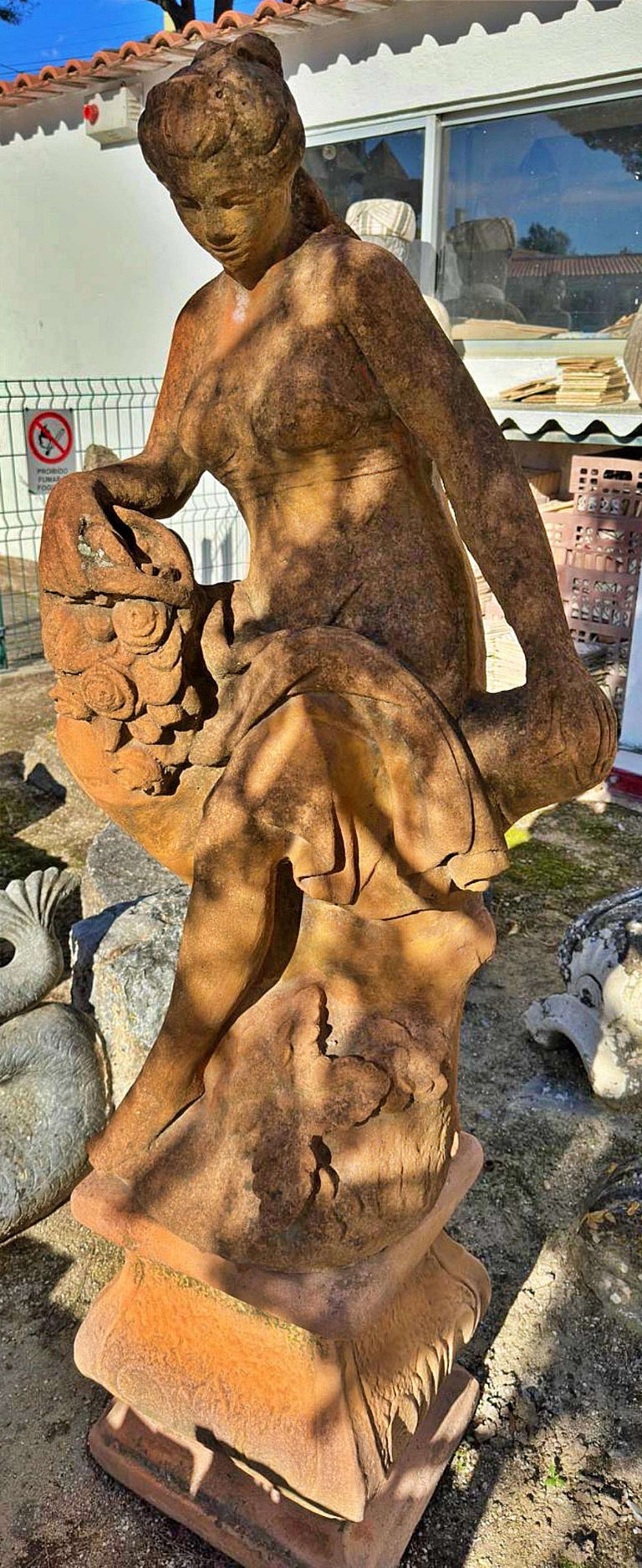 Moderno Bellissima terracotta italiana  Scultura del XIX secolo 