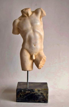 Schöner italienischer „Torso“ aus Carrara-Marmor des frühen 20. Jahrhunderts