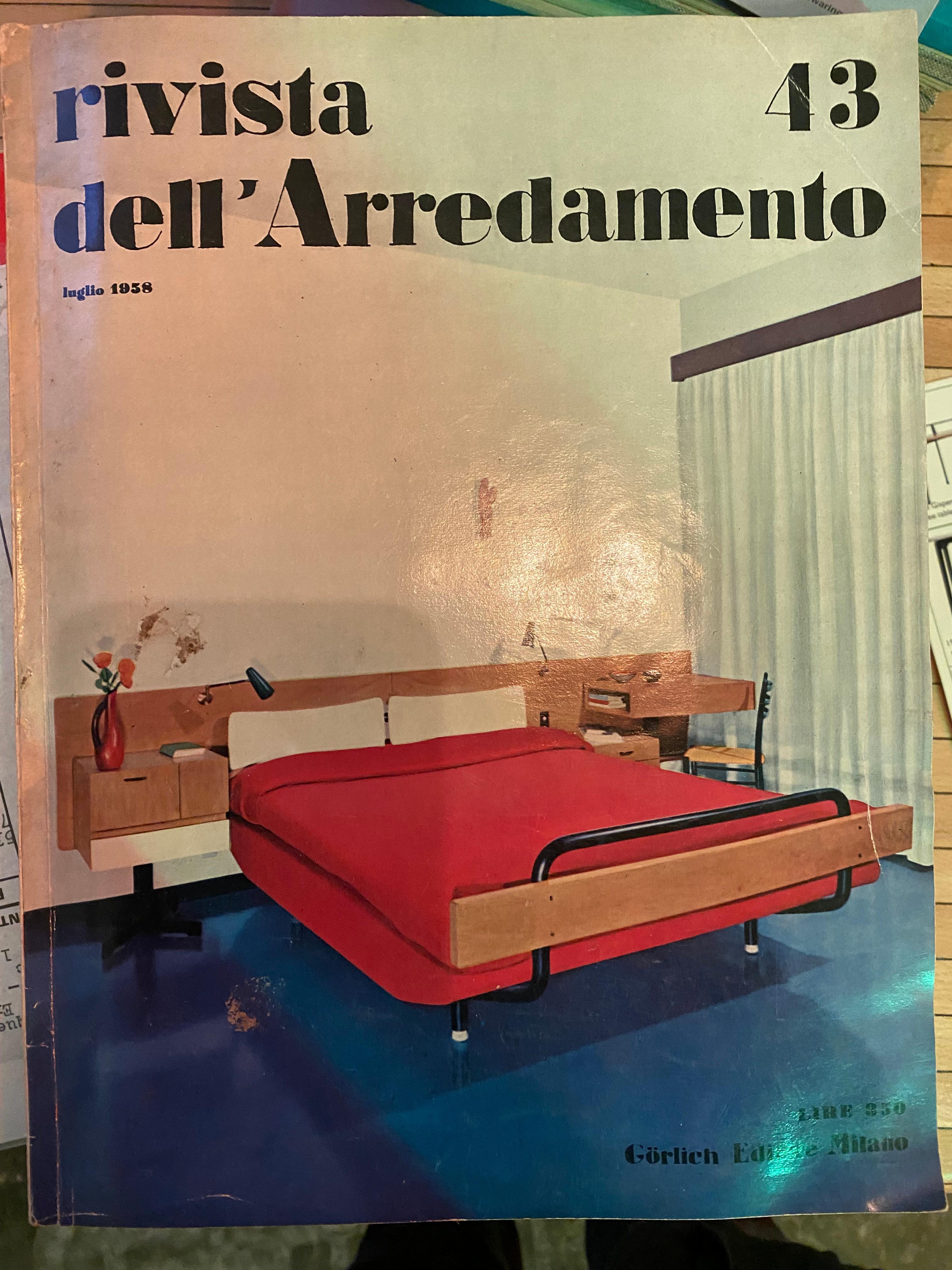 Metal Beautiful Italian Walnut Side Chair by Gaetano & Alessandro Besana 1958 For Sale