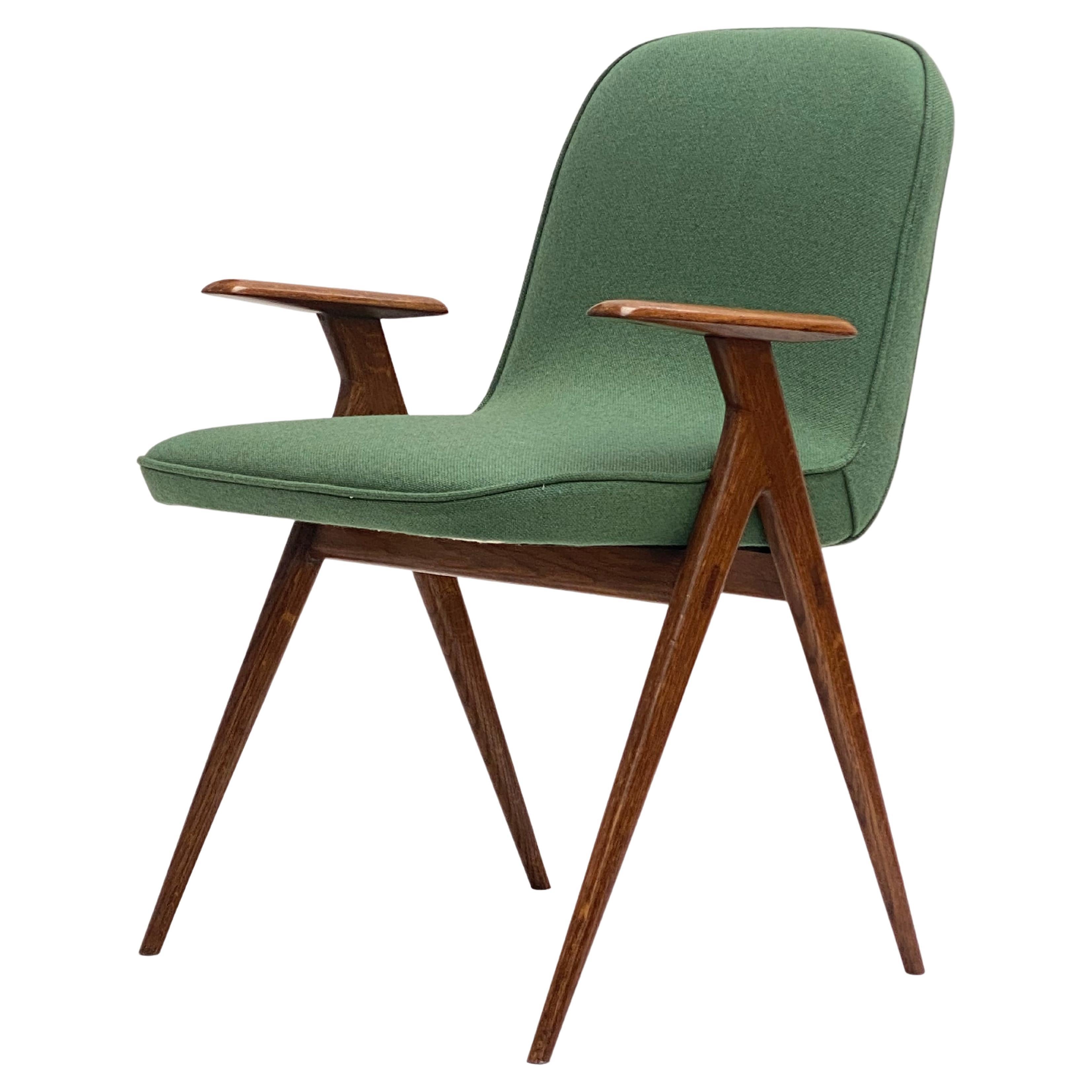 Beautiful Italian Walnut Side Chair by Gaetano & Alessandro Besana 1958 For Sale