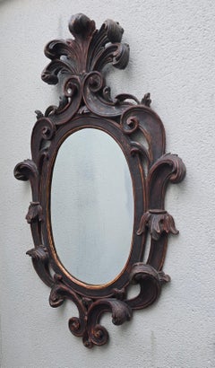 Beautiful Italian Wooden Mirror