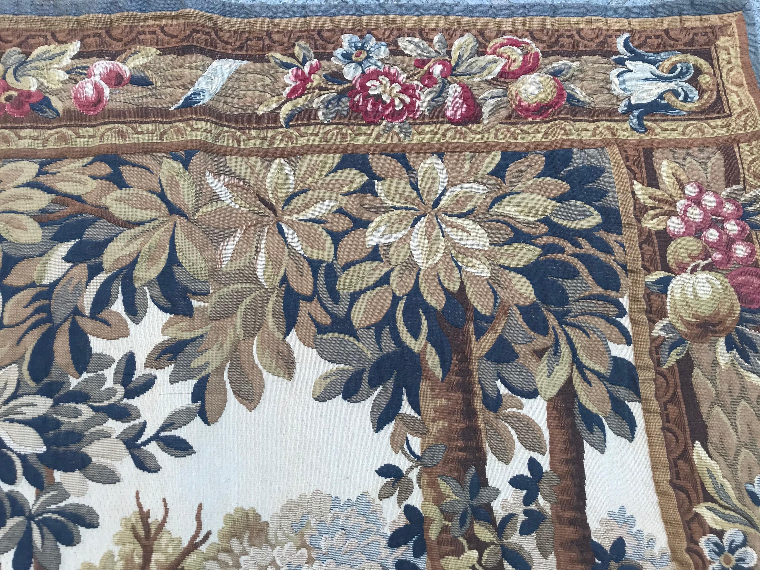 Bobyrug's Beautiful Jaquar Tapestry Maximilien's Hunt Design (Wolle) im Angebot
