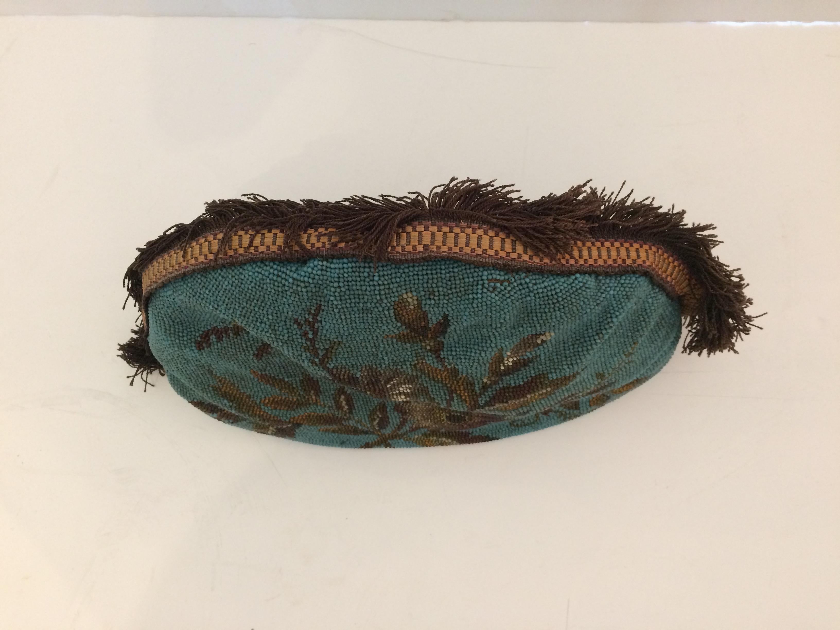 Beautiful Jewel of a Vintage Beaded Tea Cozy In Excellent Condition In Hopewell, NJ
