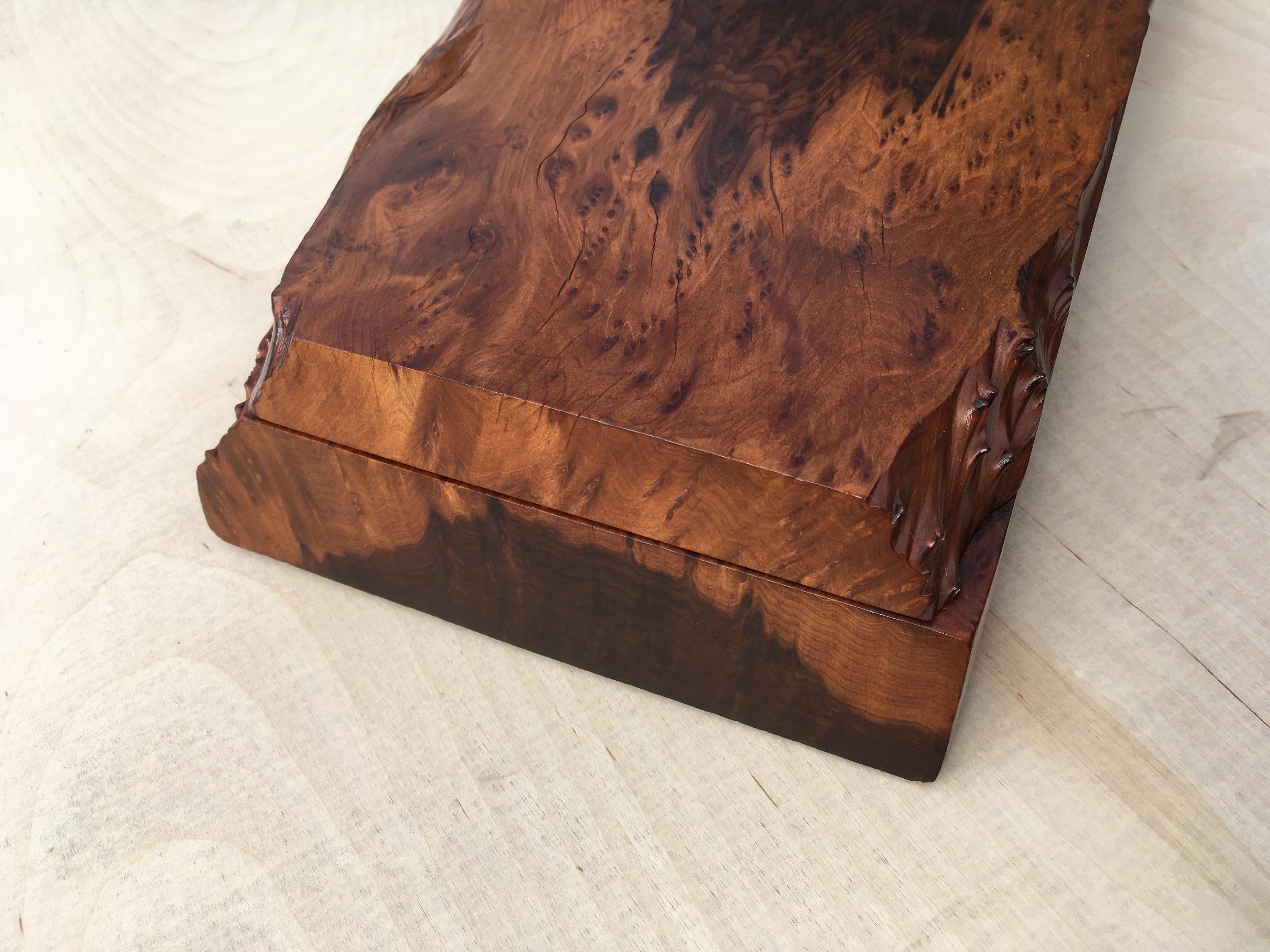 Beautiful Jewelry Box by Michael Elkan, Artist Craftsman, Coast Redwood 10