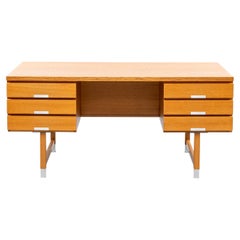 Beautiful Kai Kristiansen Writing Desk Modell EP401 in Oak, Made by Feldballes