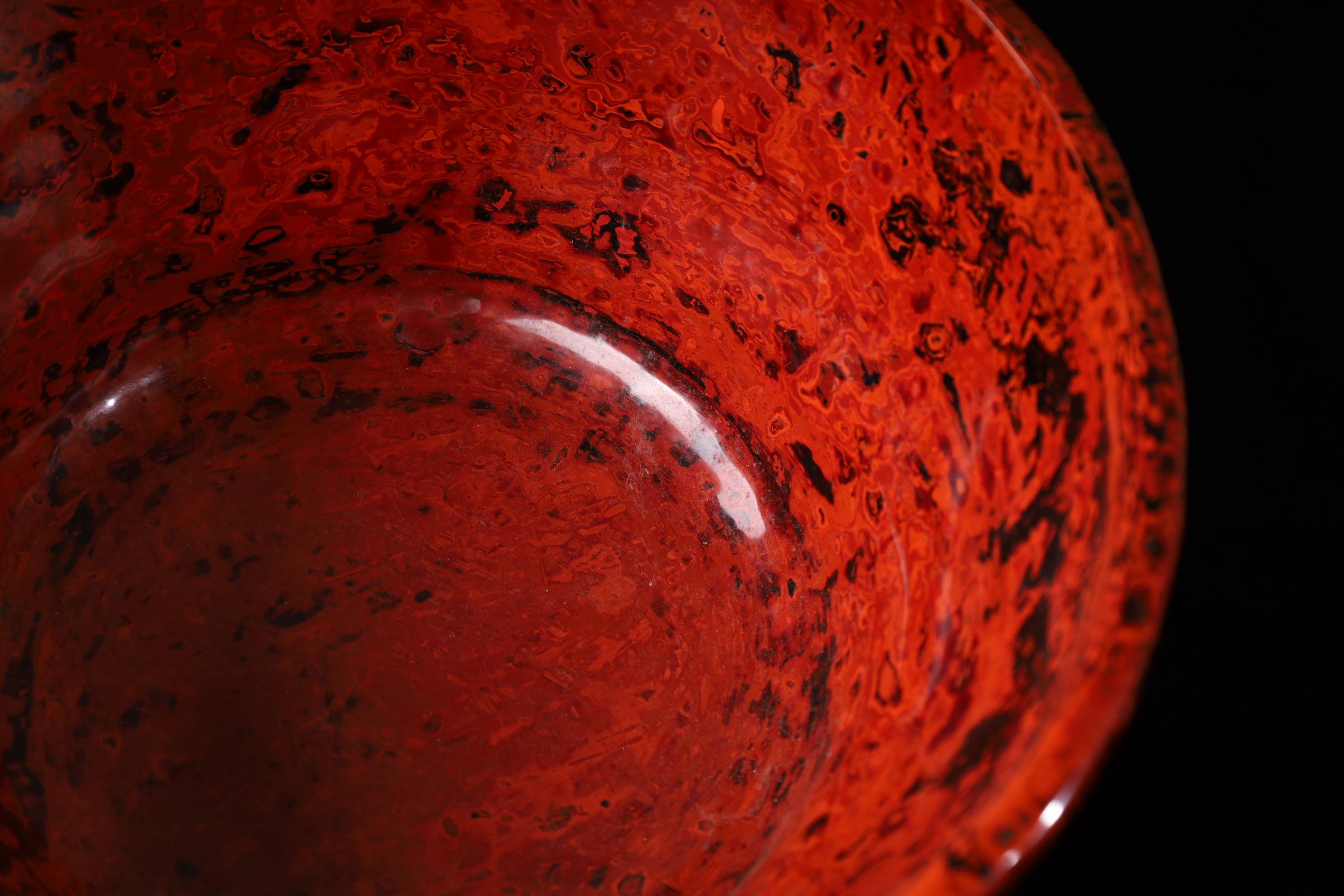 Schöne Kanshitsu Bachi lackiert Arbeiter Schüssel - Showa Periode (20. Jahrhundert) im Angebot 14