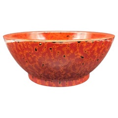 Beautiful Kanshitsu Bachi Lacquered Worker Bowl – Showa Period (20th Century)