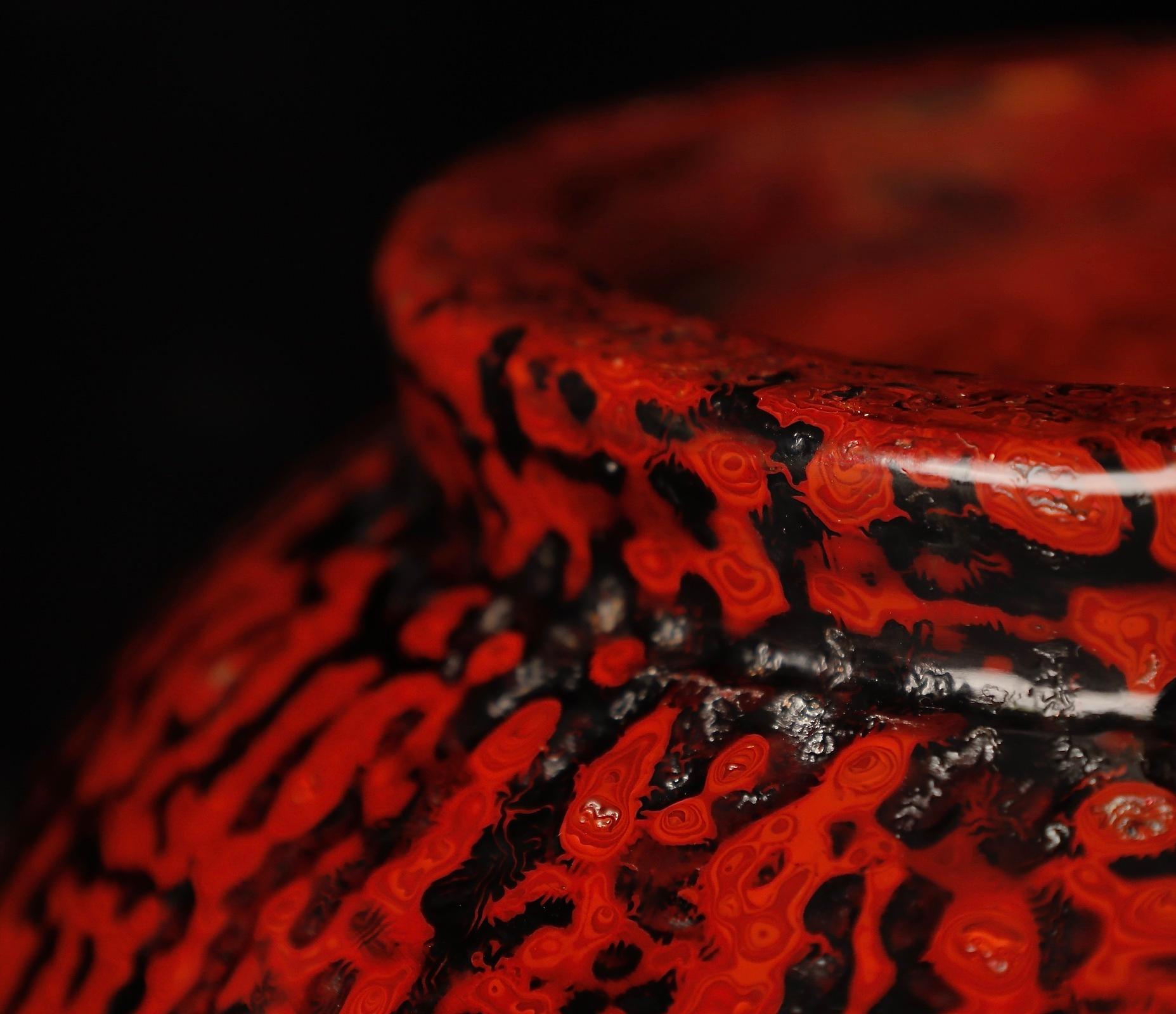 Beautiful Kanshitsu Bachi Lacquered Worker Bowl – Showa Period (20th Century) wi For Sale 3