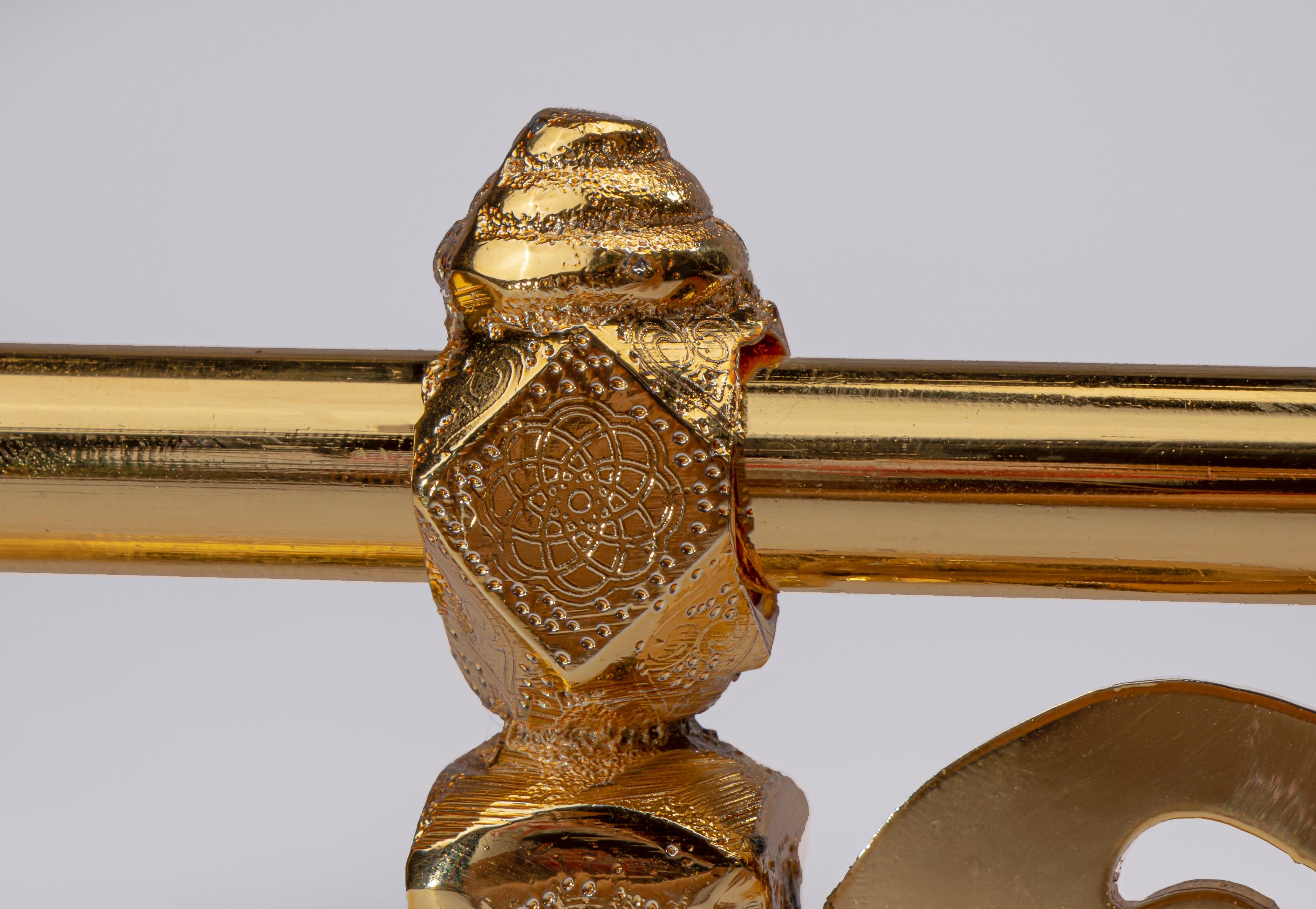 beautiful key and lock of the Holy Kaaba ottoman Islamic of Sultan Ibrahim & box For Sale 2