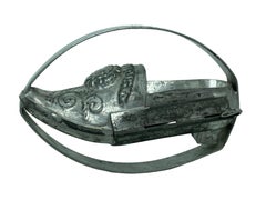 Beautiful Lady Shoe Chocolate or Baking Mold Antique German, 1890s