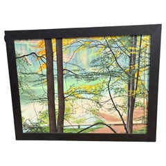 Beautiful Landscape with Autumn Leaves by James Huntsberger