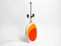 Magnifique grande lampe de bureau en porcelaine des années 1960 au design Pop Art de Rosenthal