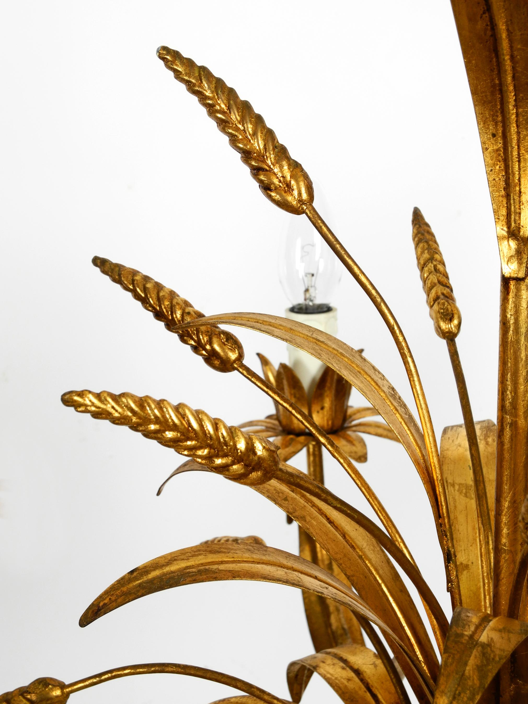 Beautiful, Large 1970s Gold-Plated 8-Armed Metal Chandelier by Hans Kögl 13