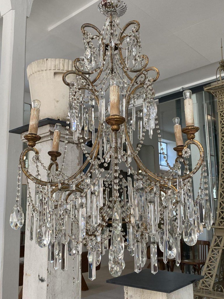Beautiful Large Antique Chandelier, France, 1900s at 1stDibs