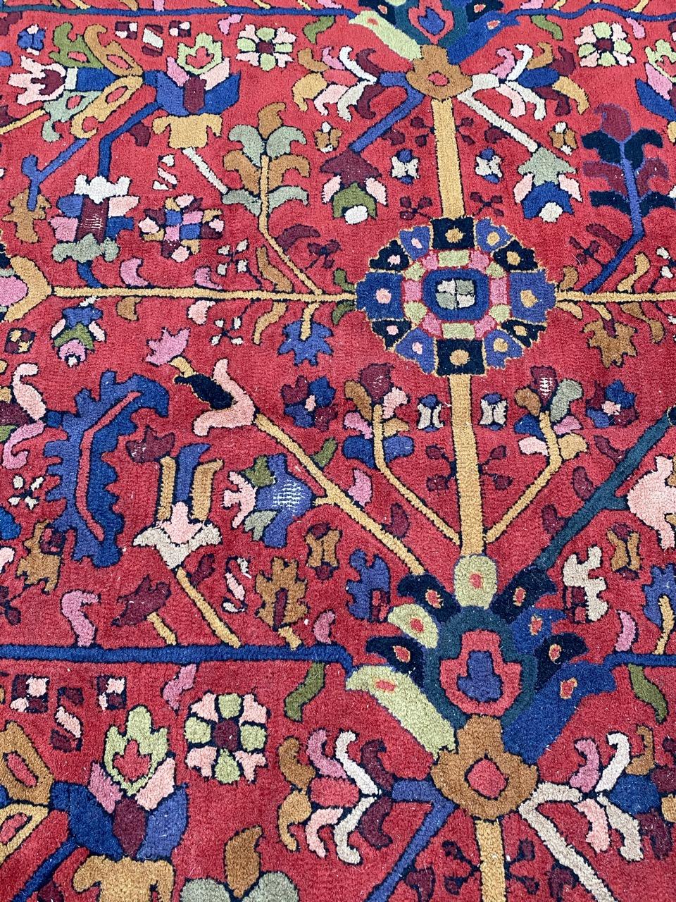 Beautiful Large Antique French Janus Rug For Sale 4