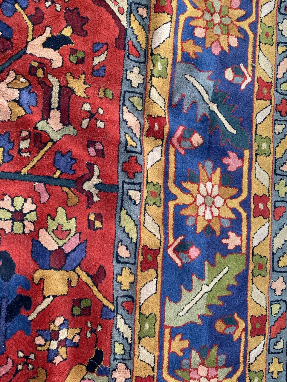 Beautiful Large Antique French Janus Rug For Sale 5