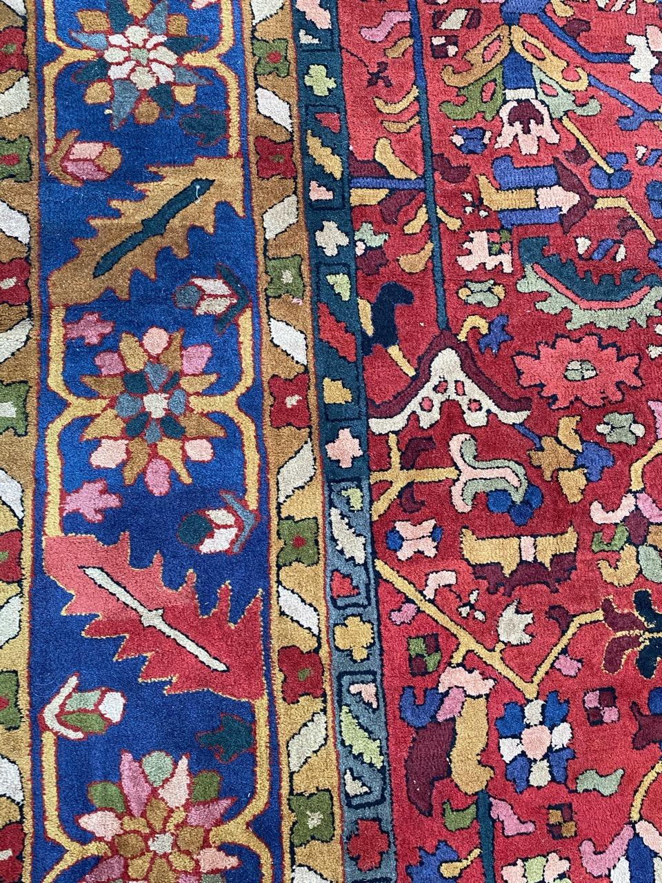 Magnifique grand tapis français ancien de Janus en vente 5