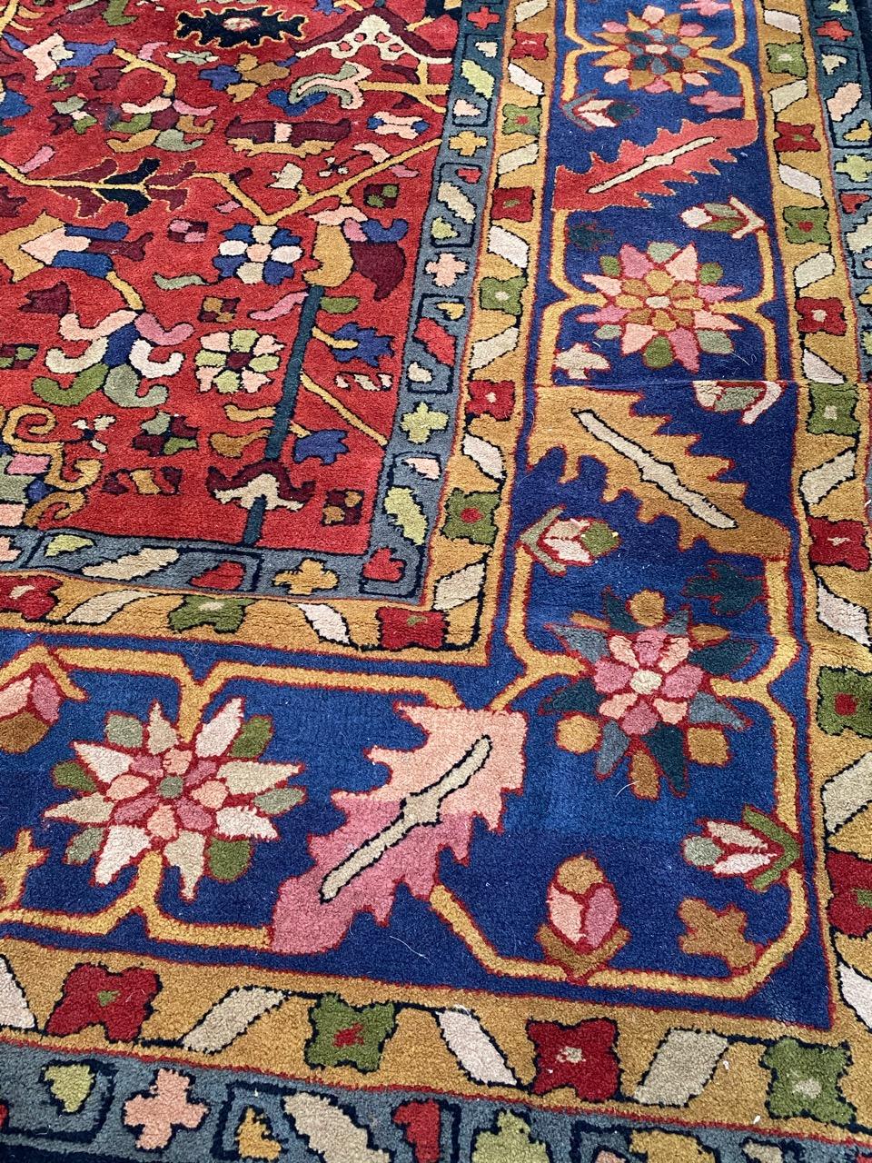 Magnifique grand tapis français ancien de Janus en vente 7
