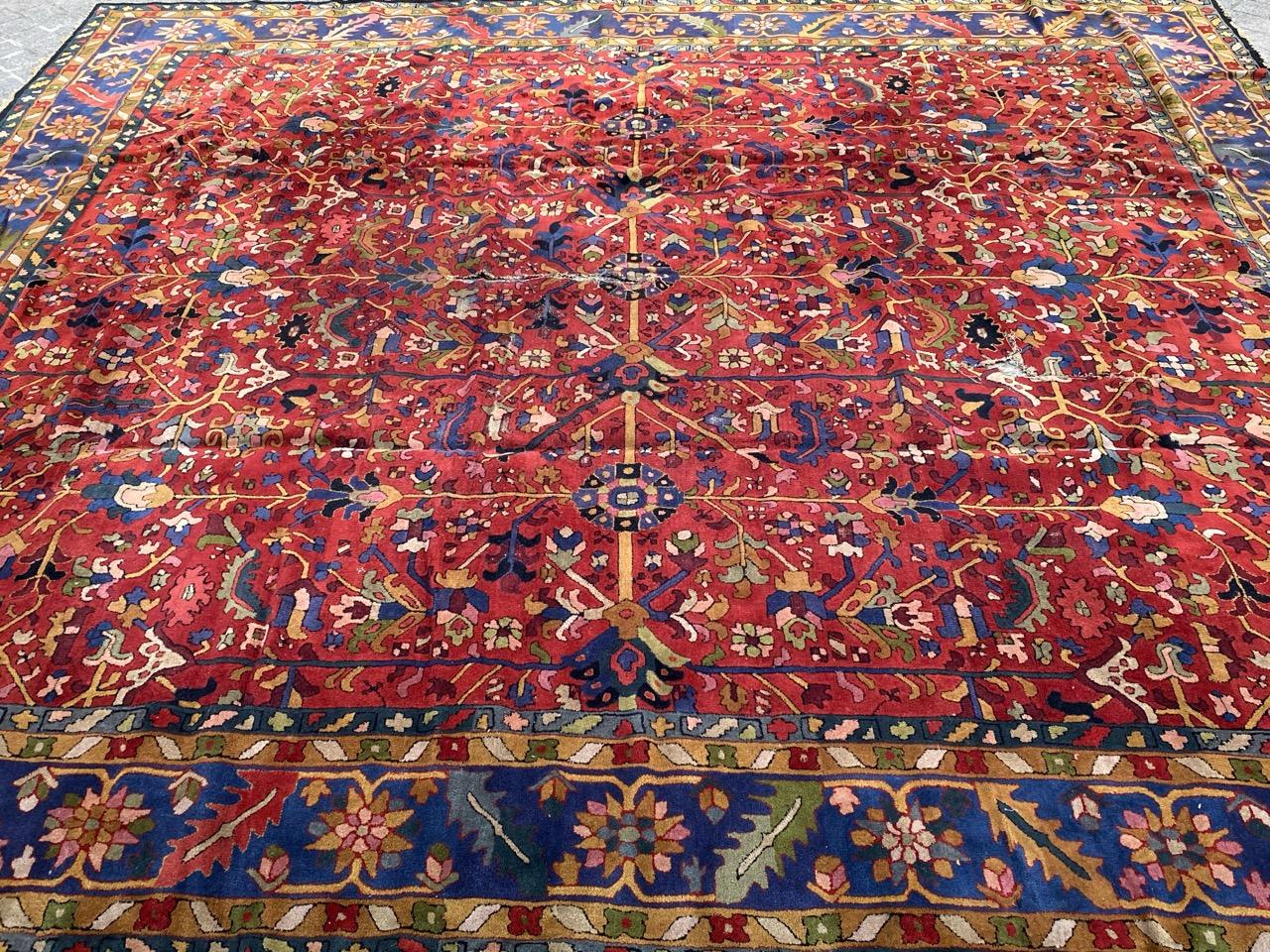 Magnifique grand tapis français ancien de Janus en vente 9