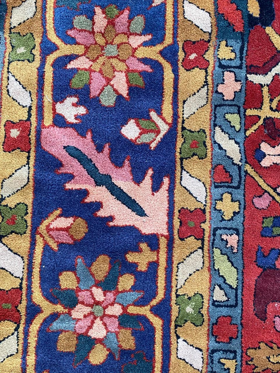20ième siècle Magnifique grand tapis français ancien de Janus en vente