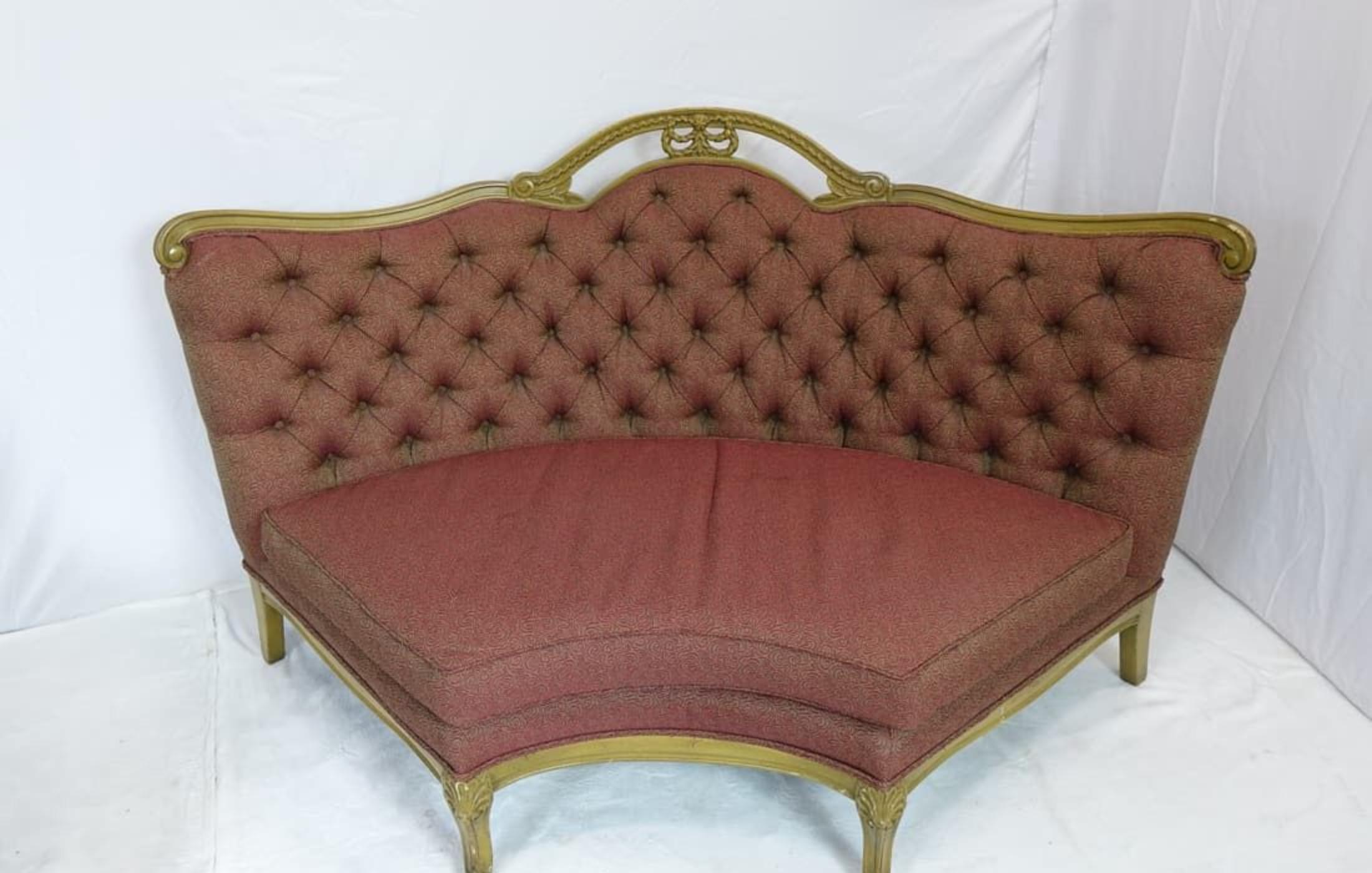 Beautiful Large Antique French Sectional For Sale 10