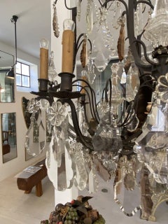 Beautiful Large Antique Large Chandelier, France, 1900s