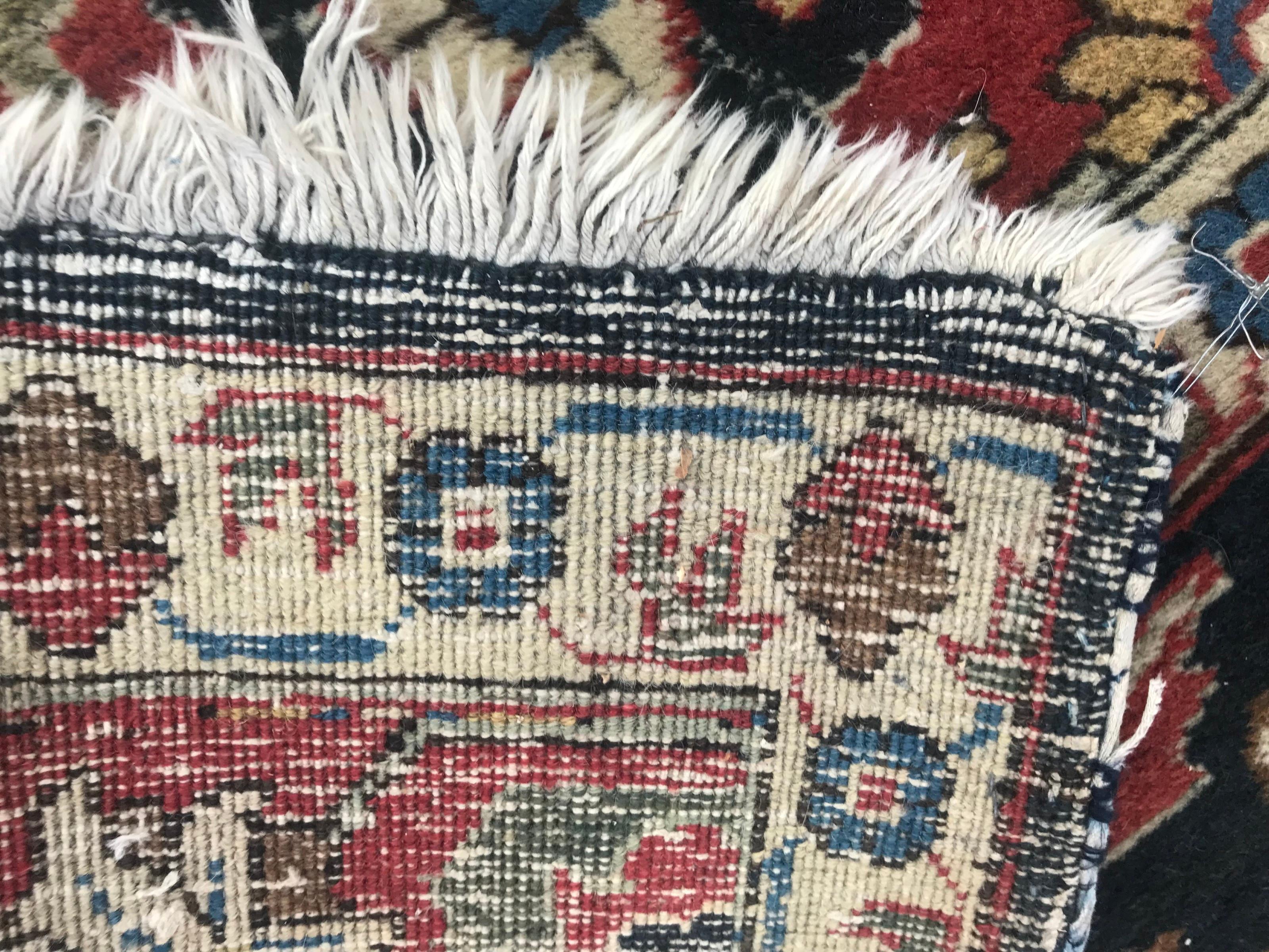 Beautiful Large Antique Tabriz Rug For Sale 4