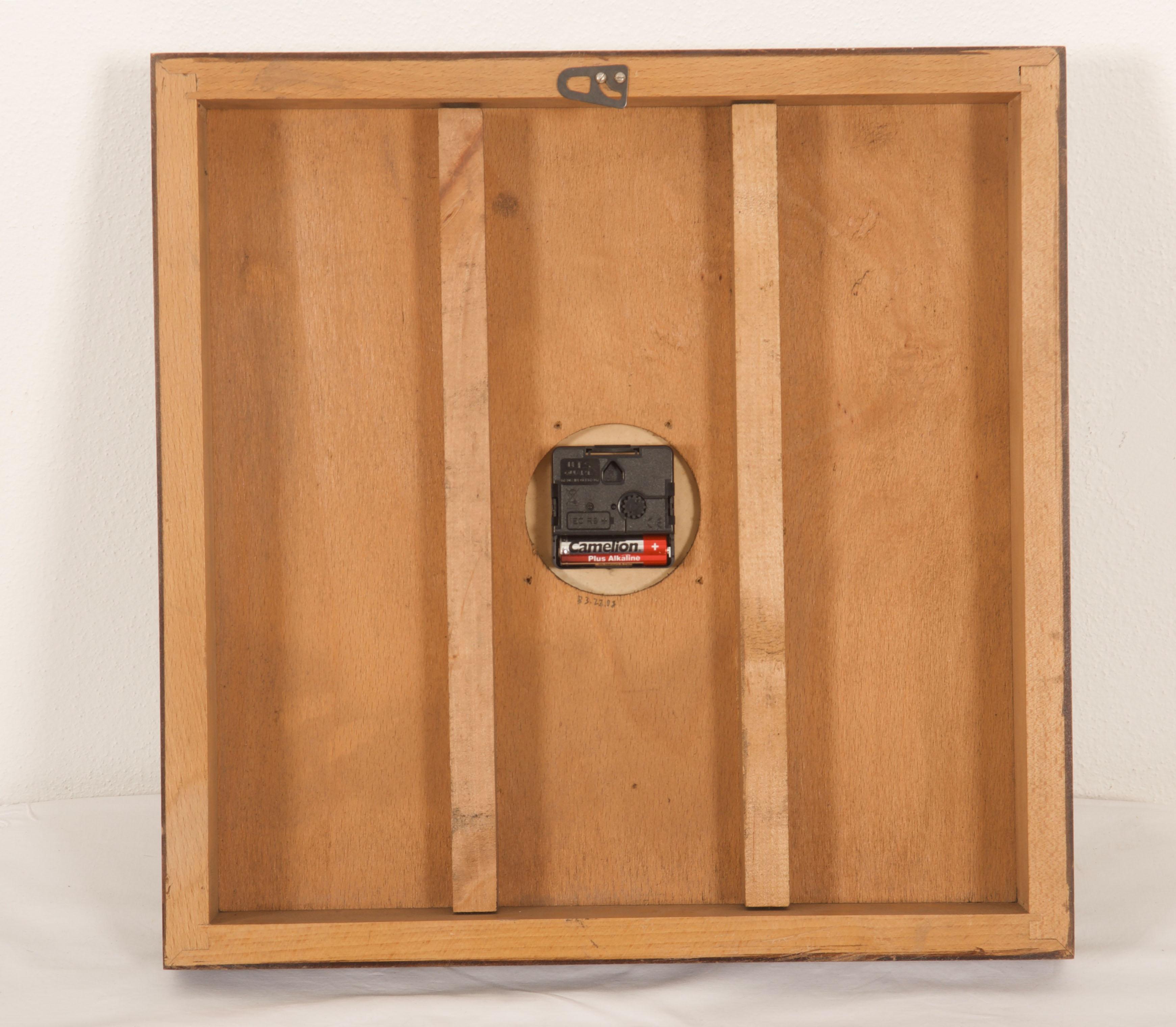 Mid-20th Century Beautiful Large Bauhaus Wall Clock by Prim