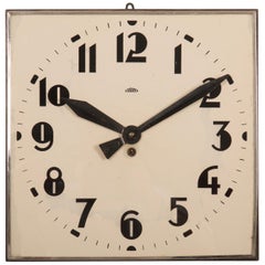 Beautiful Large Bauhaus Wall Clock by Prim