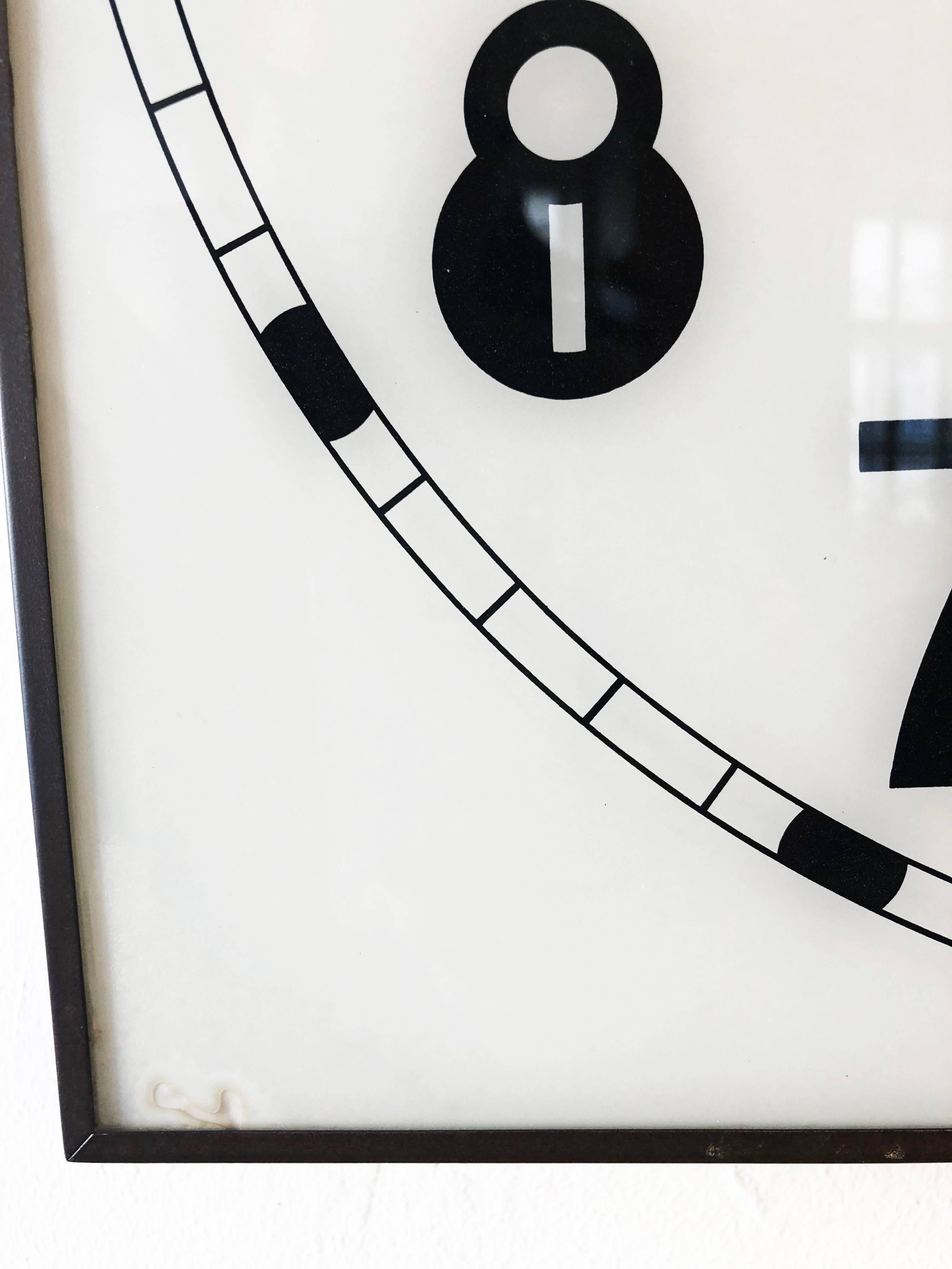 Beautiful Large Bauhaus Wall Clock 3