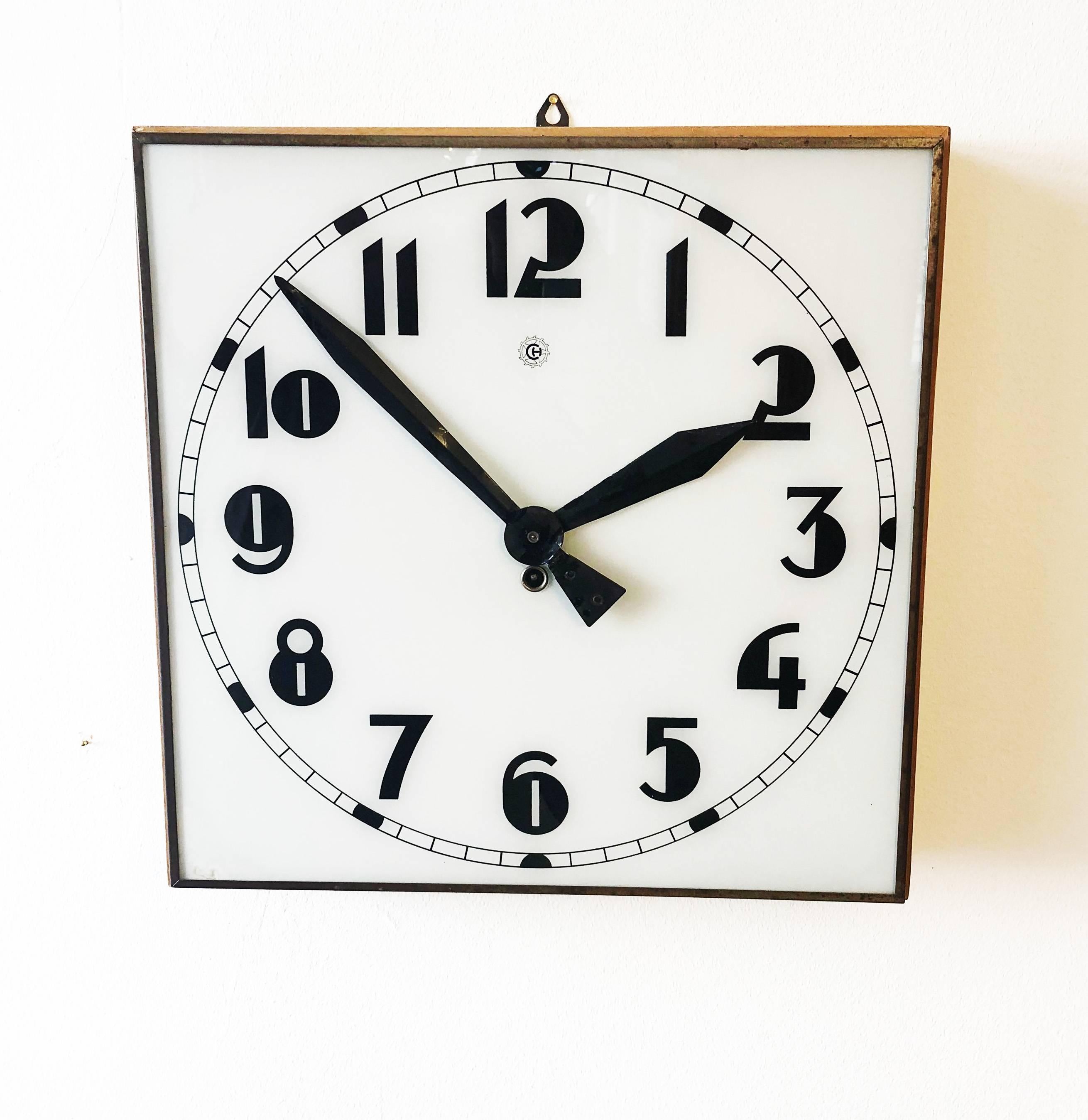 Beautiful Large Bauhaus Wall Clock 1