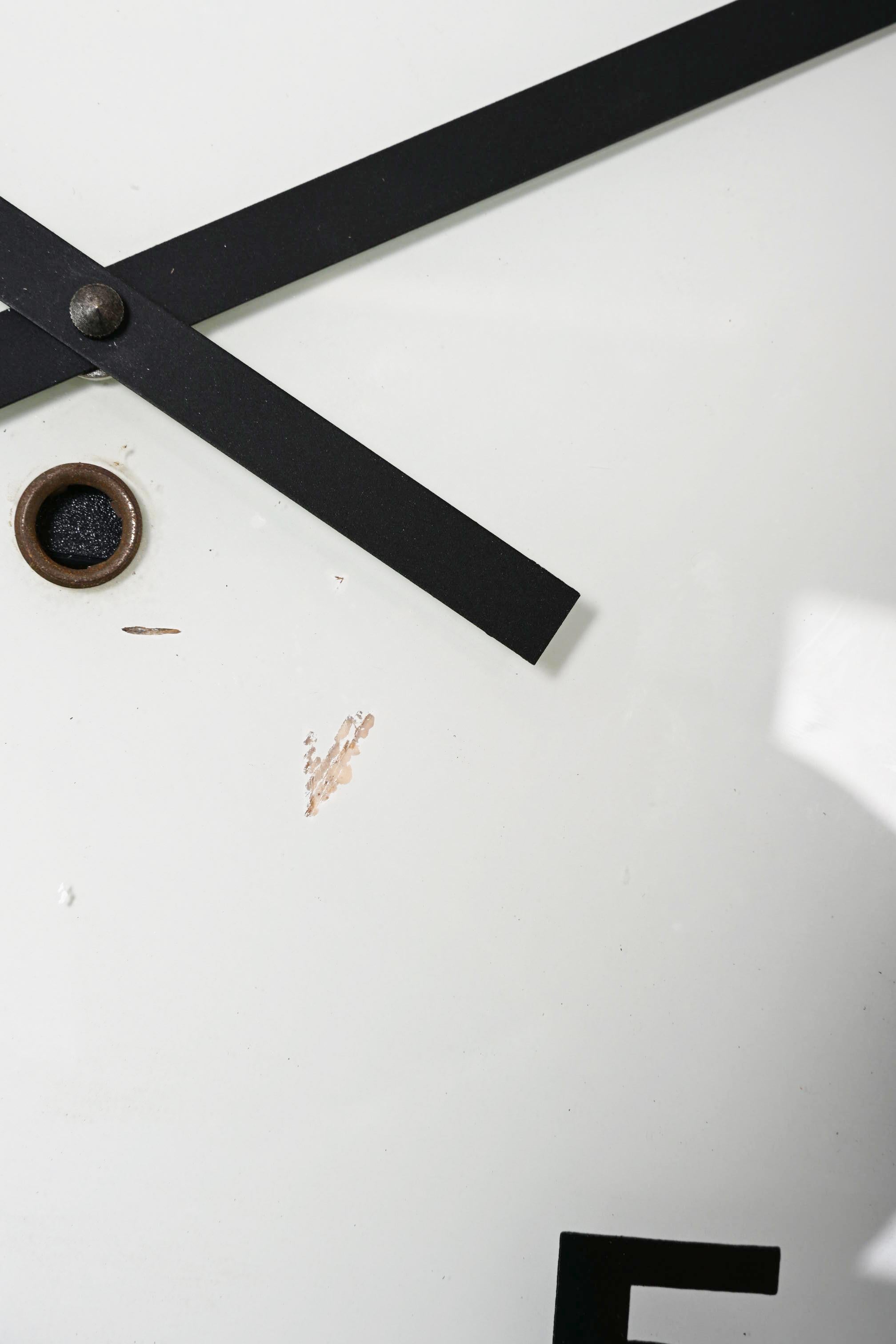 Beautiful Large Bauhaus Wall Clock For Sale 2