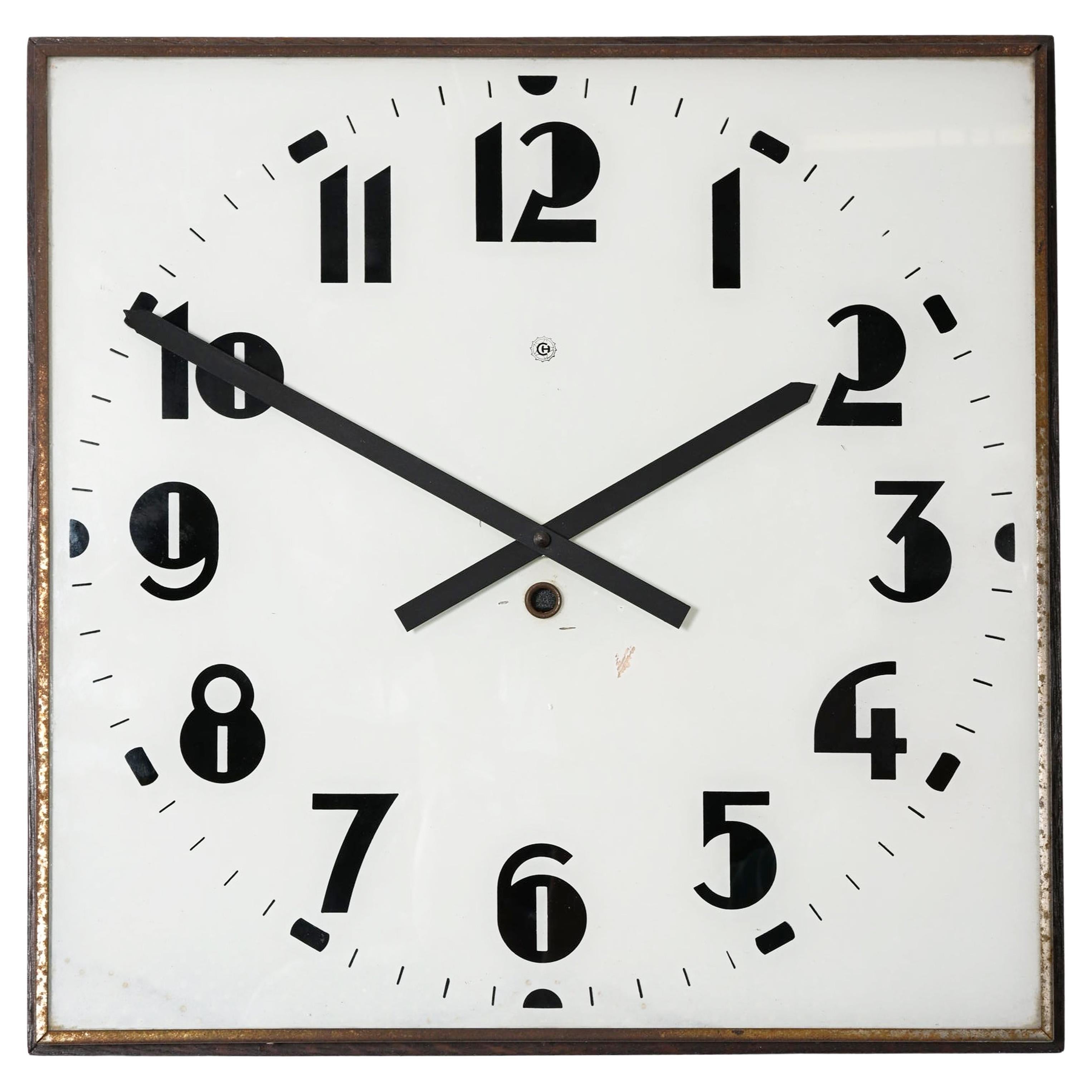 Beautiful Large Bauhaus Wall Clock