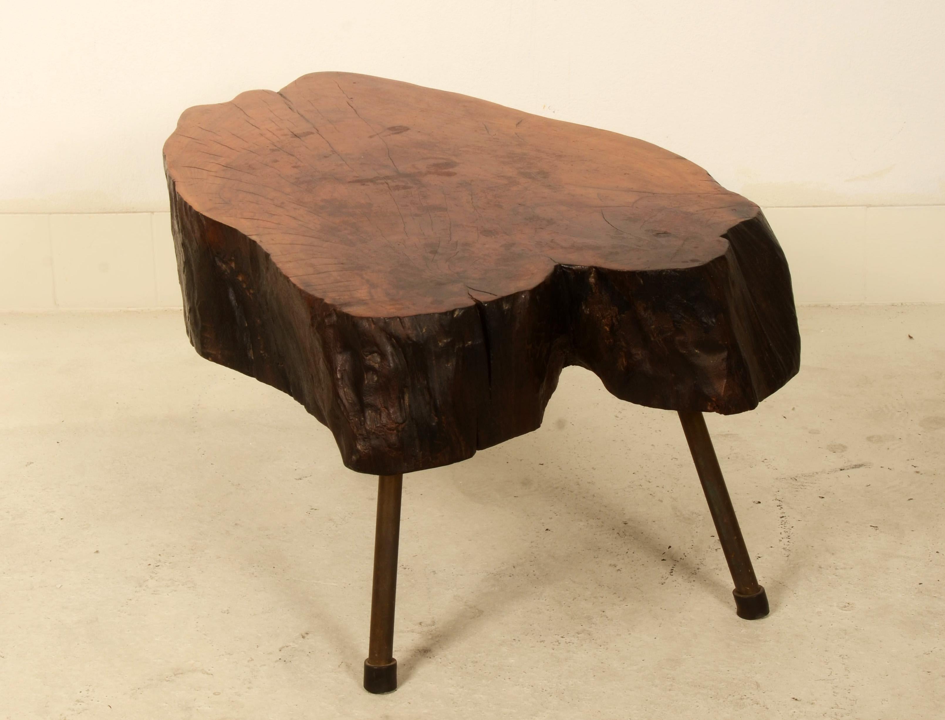 Magnifique grande table à arbre Carl Auböck en vente 5