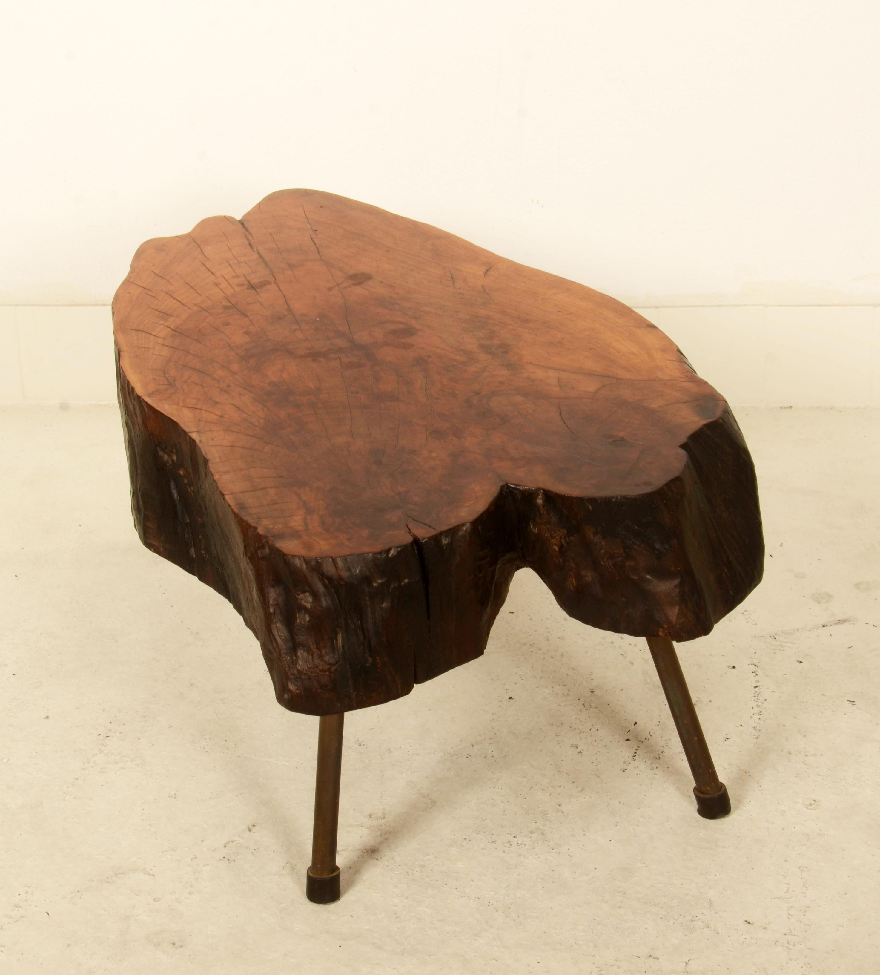 Mid-Century Modern Magnifique grande table à arbre Carl Auböck en vente