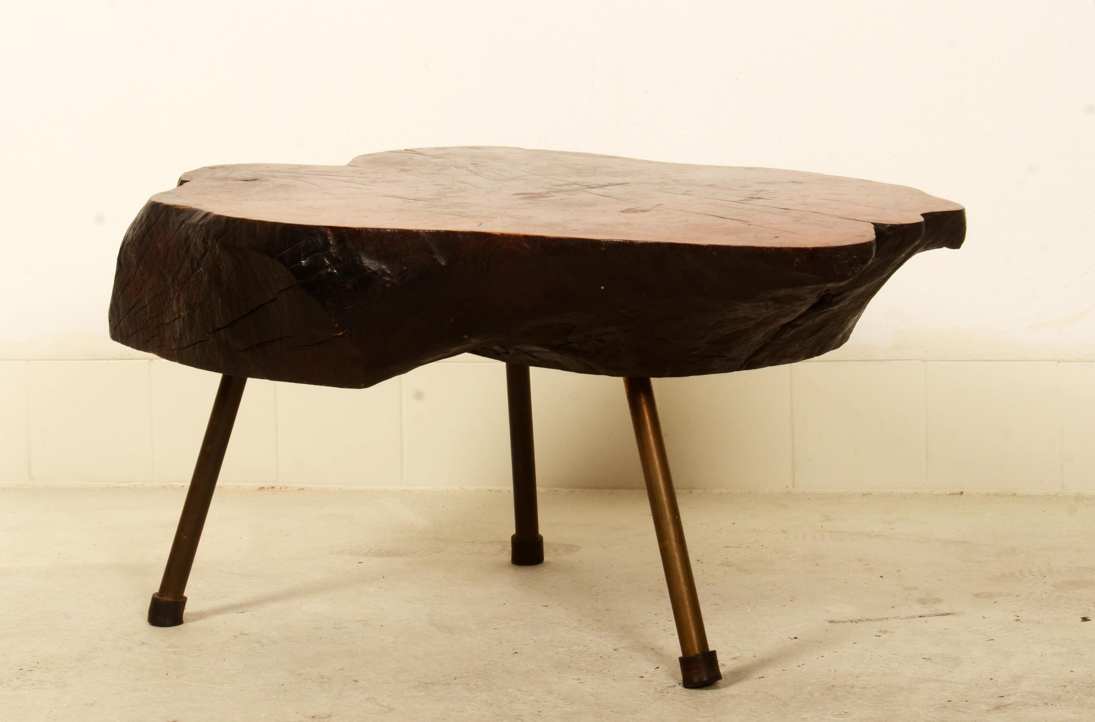 Magnifique grande table à arbre Carl Auböck Bon état - En vente à Vienna, AT