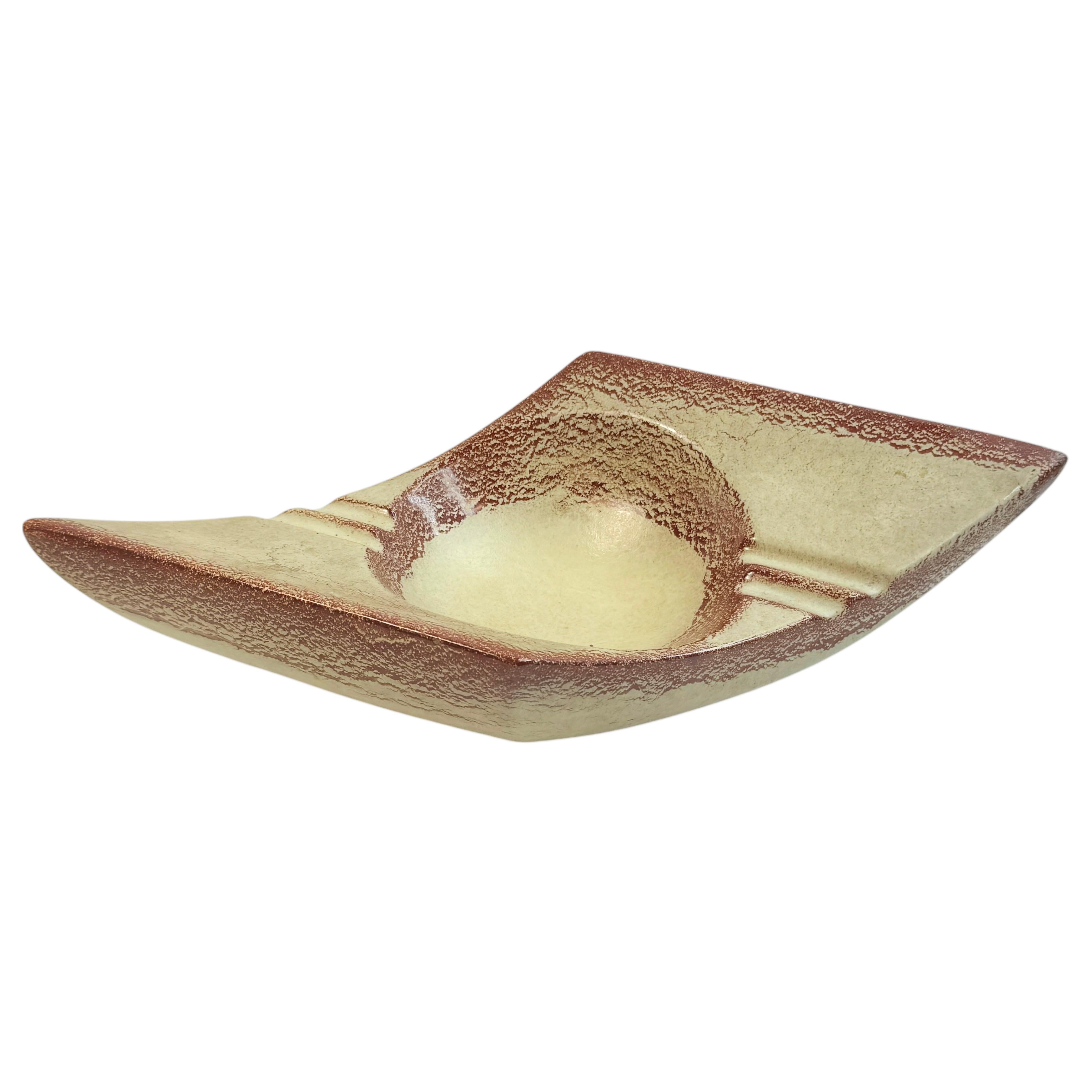 Mid-Century Modern Magnifique cendrier à cigares attrape-tout Bertoncello, Italie, années 1960 vintage en vente