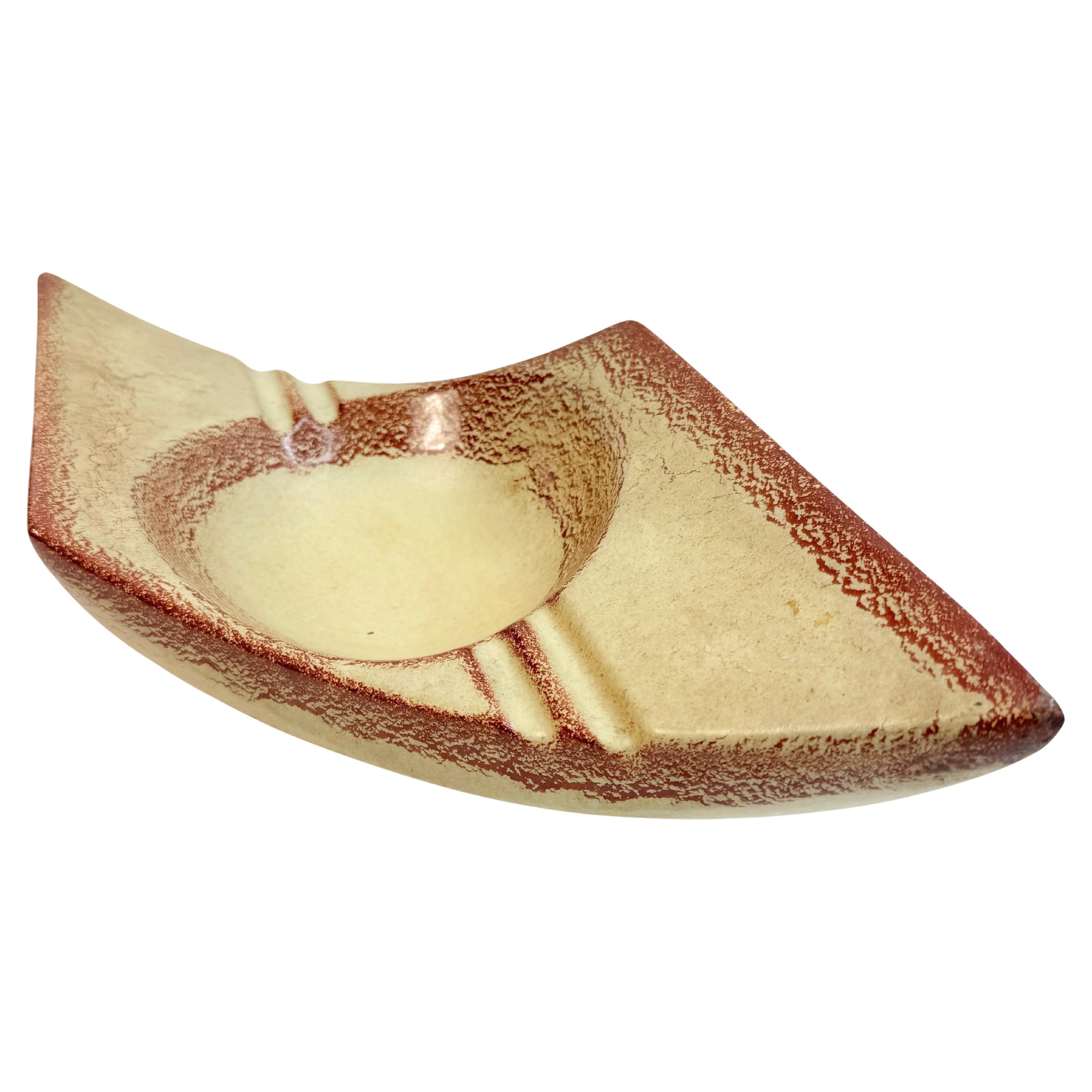 Beautiful large Ceramic Cigar Ashtray Catchall Bertoncello, Italy, 1960s Vintage