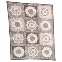 Beautiful Large Contemporary Aubusson Style Needlepoint Rug