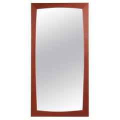 Beautiful Large Danish Mirror Made of Teak, 1960 Denmark