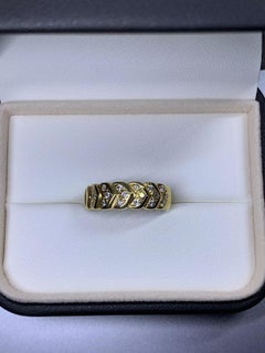 beautiful large engagement ring is crafted from 18ct yellow gold
