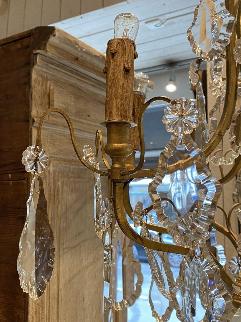 Early 20th Century Beautiful Large French Chandelier, circa 1900