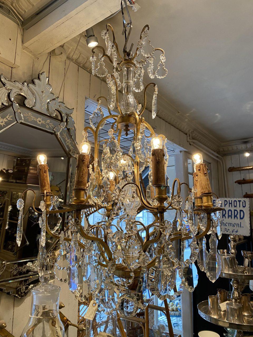 Beautiful Large French Chandelier, circa 1900 2