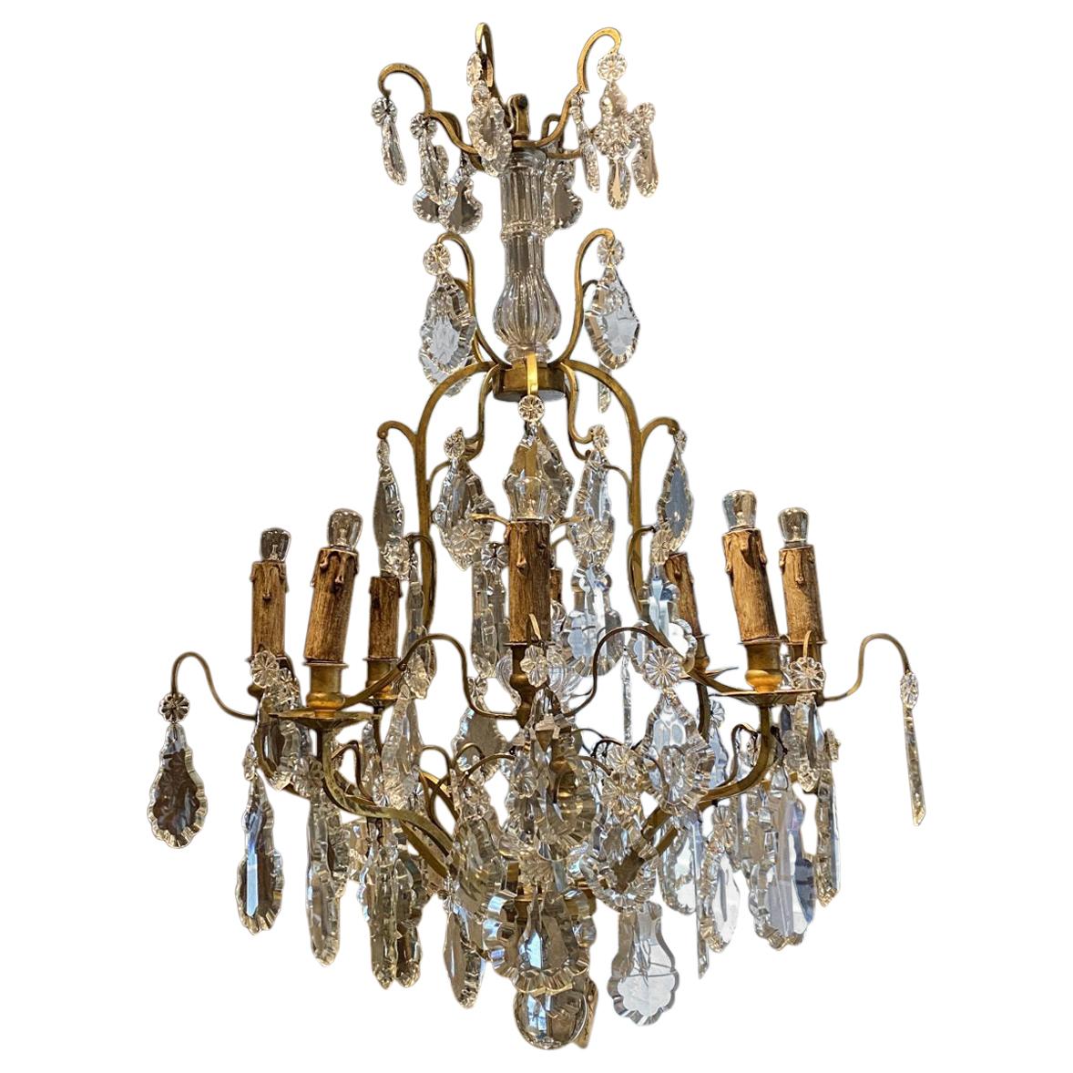 Beautiful Large French Chandelier, circa 1900