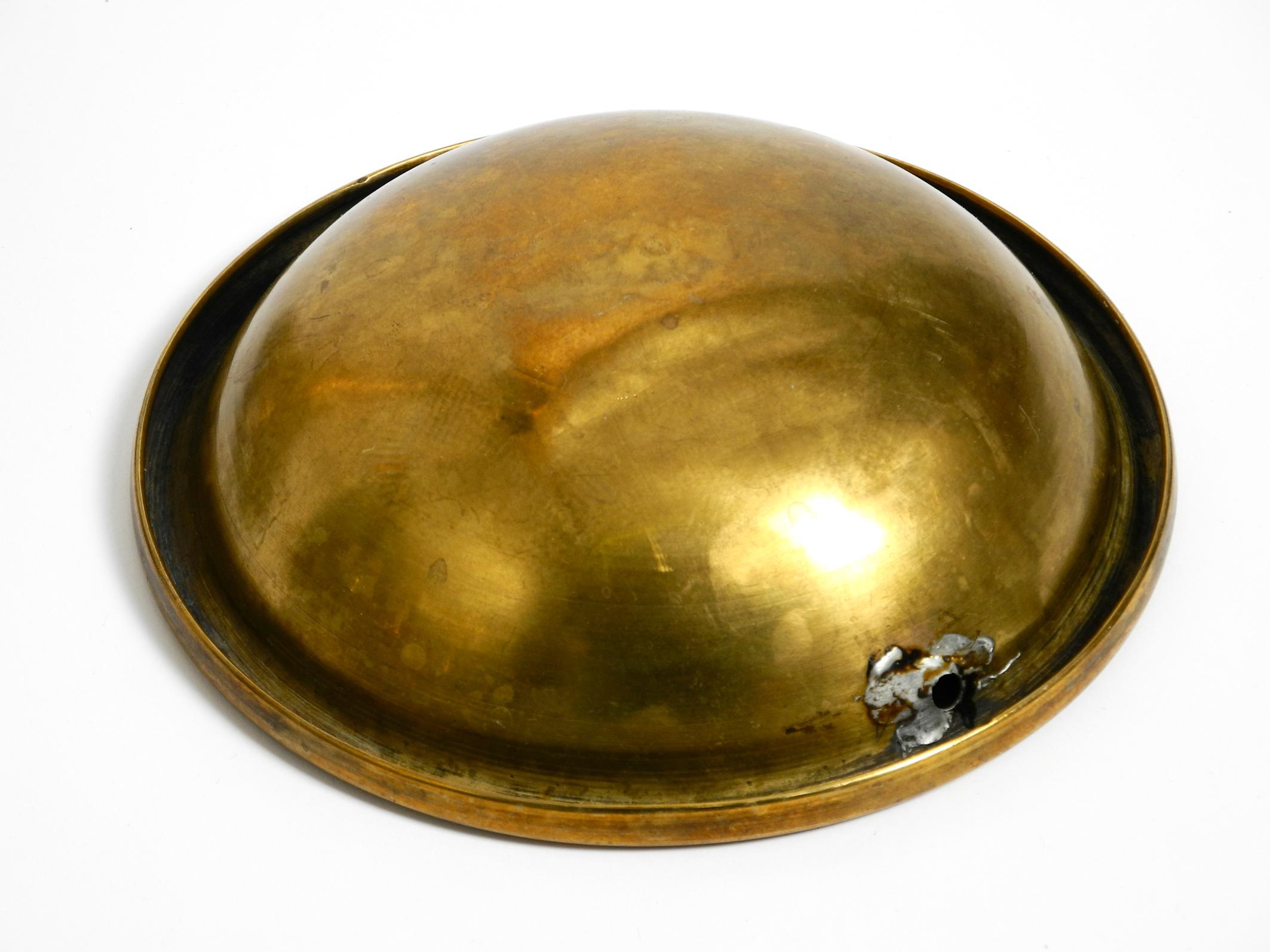 Early 20th Century Beautiful, Large, Heavy Art Nouveau Brass Standing Ashtray from Around 1900