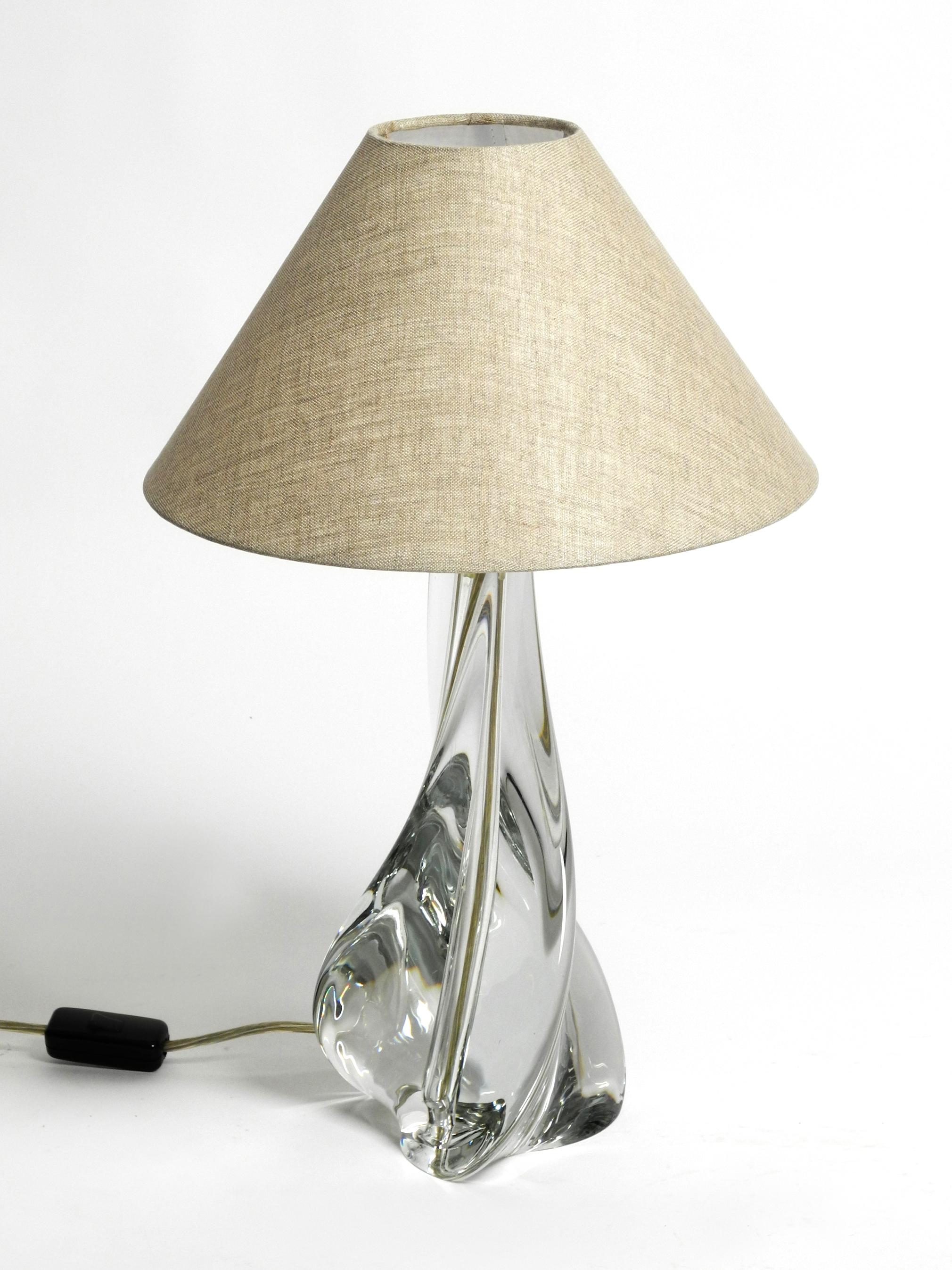 Beautiful Large Heavy Midcentury Table Lamp from St. Louis France 13