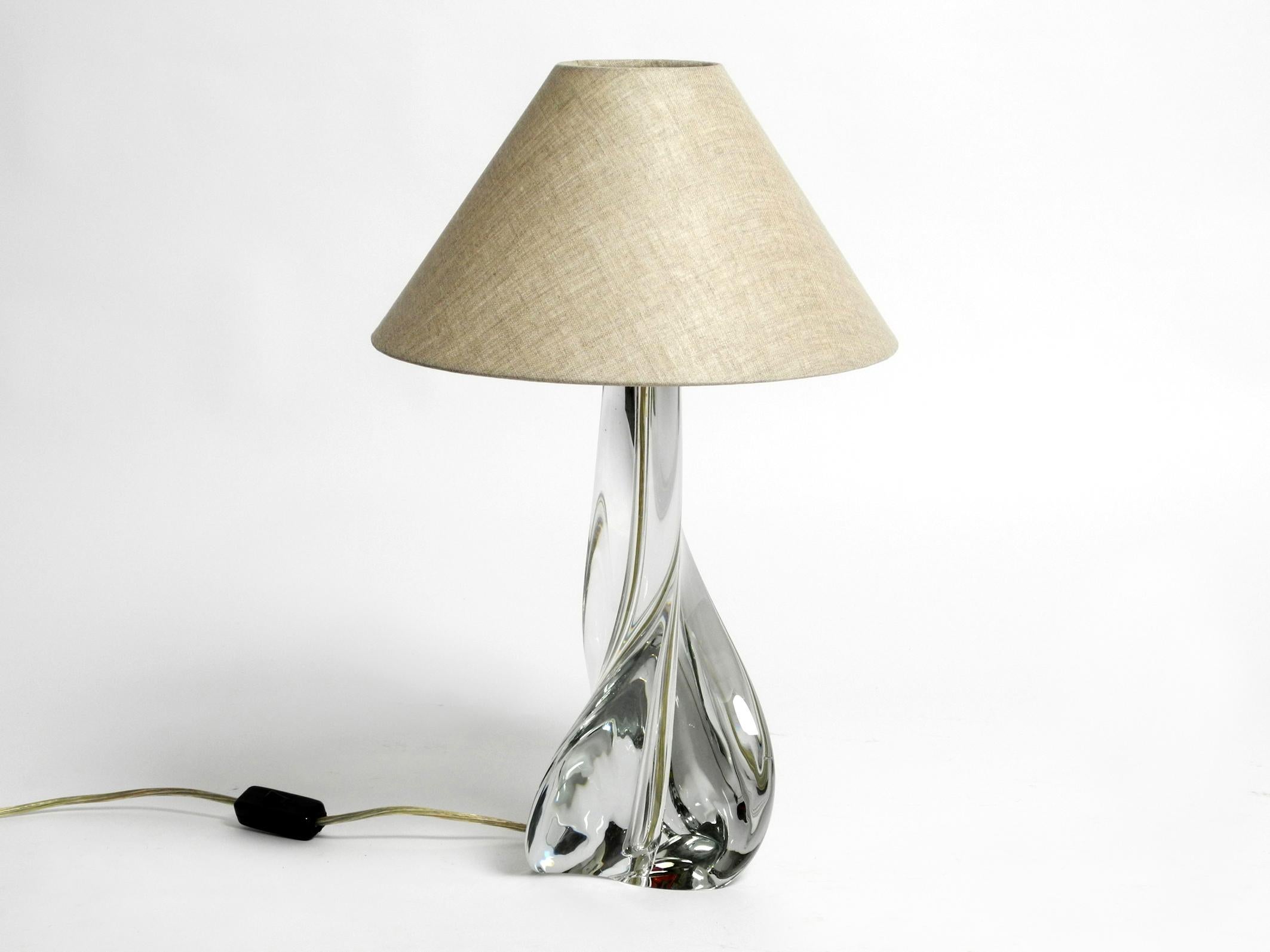 Mid-Century Modern Beautiful Large Heavy Midcentury Table Lamp from St. Louis France