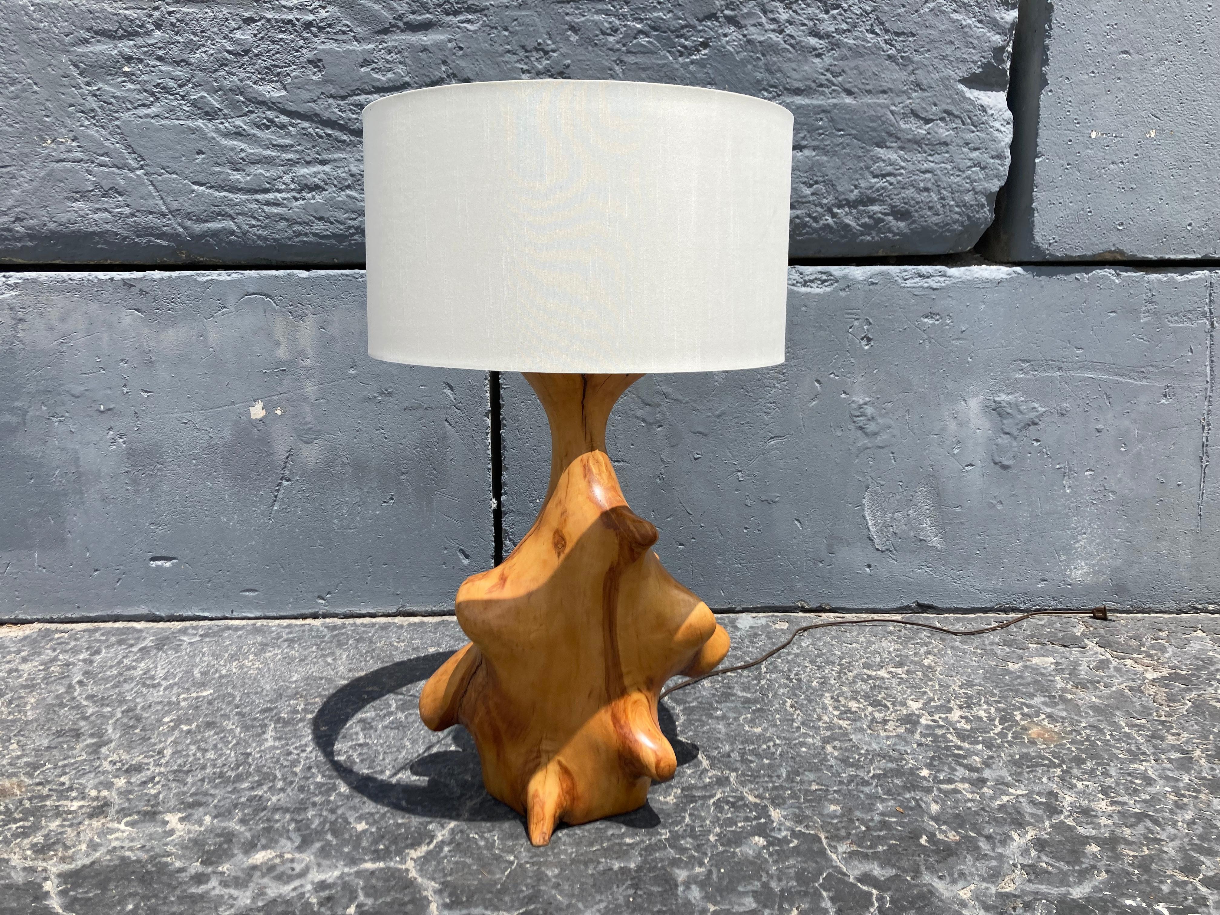 Beautiful Large Organic Table Lamp, Mid-Century Modern For Sale 1