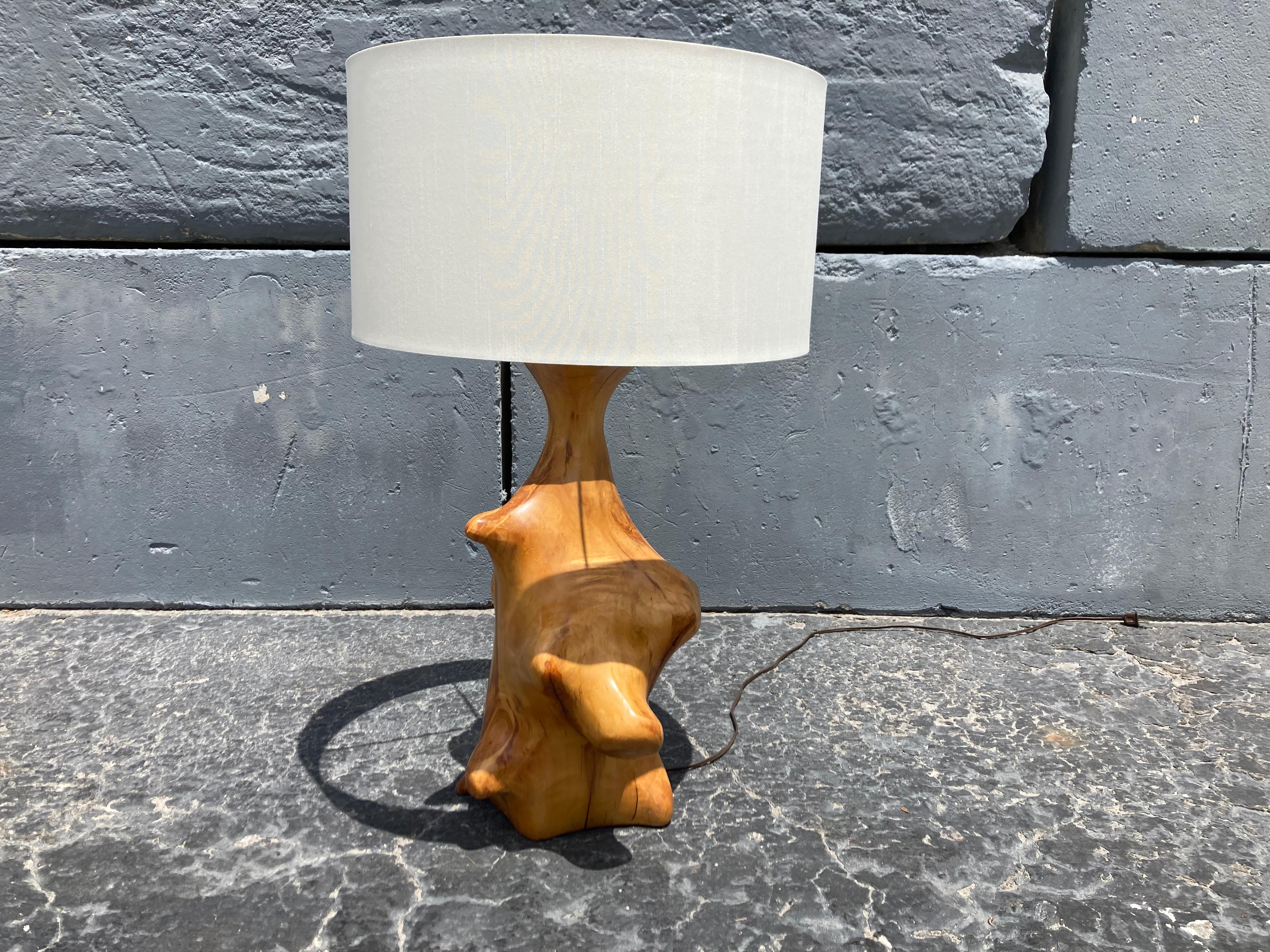 Beautiful Large Organic Table Lamp, Mid-Century Modern For Sale 9