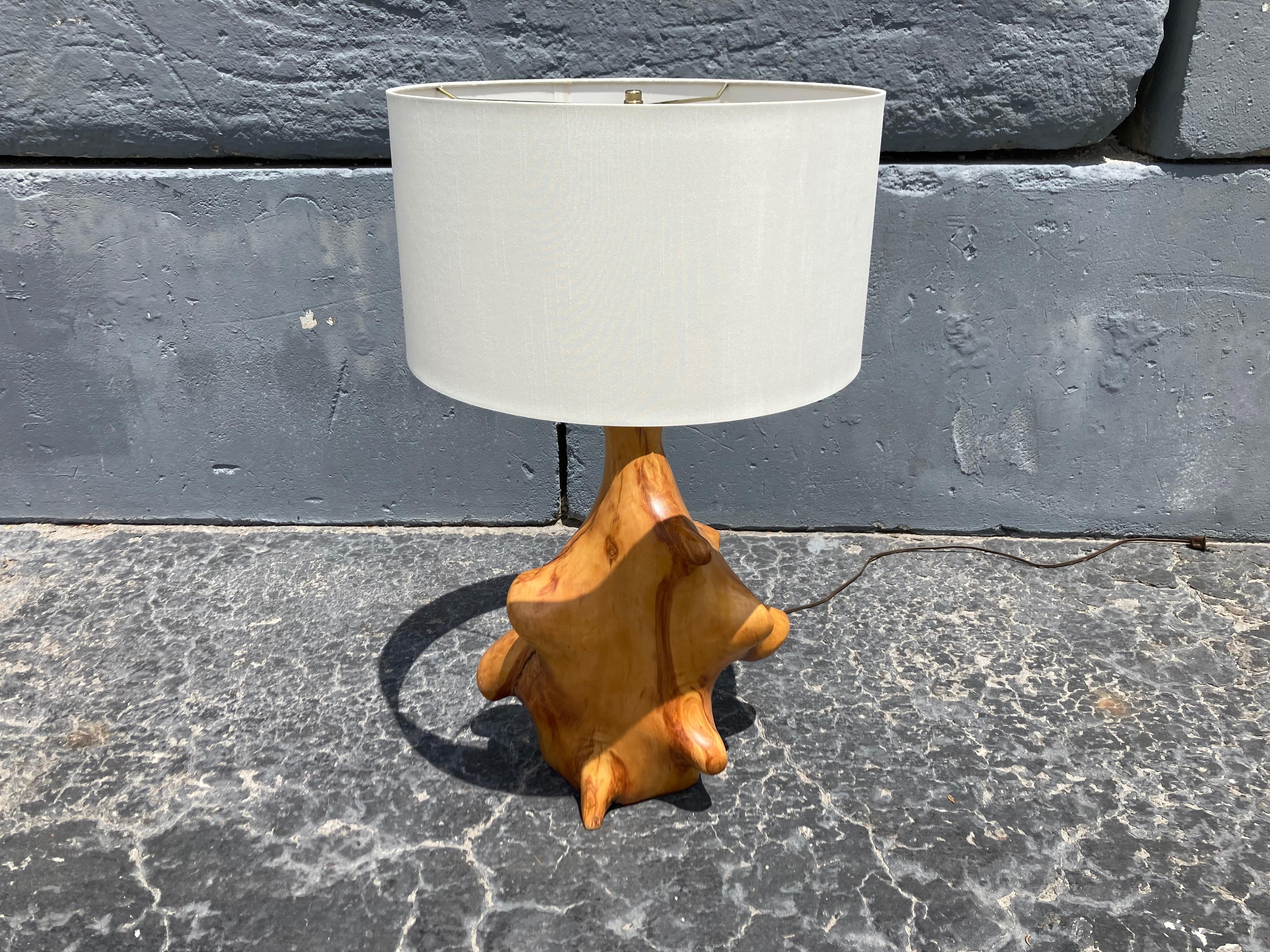 Beautiful Large Organic Table Lamp, Mid-Century Modern For Sale 11